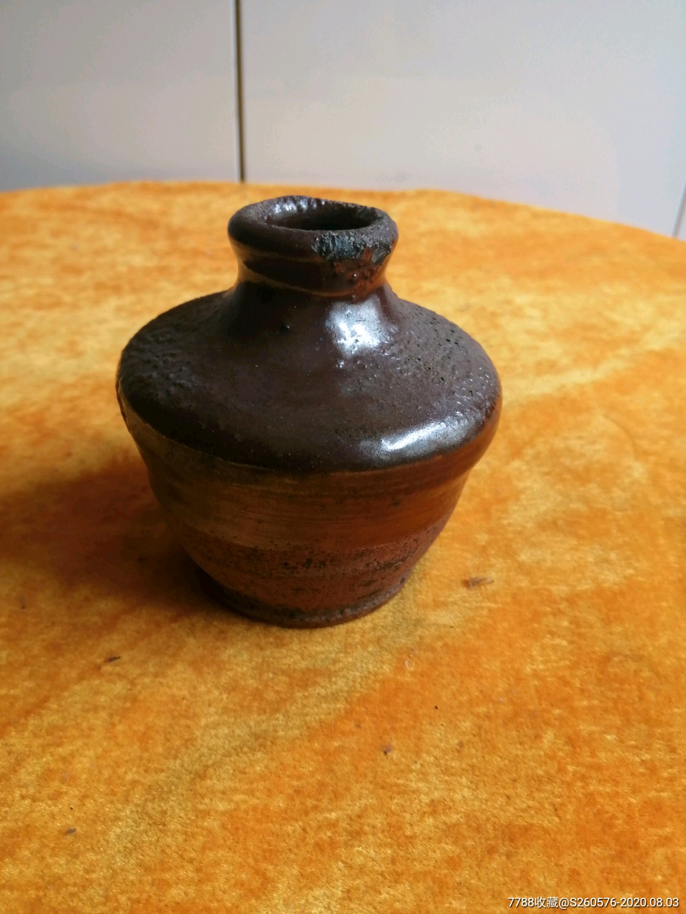 山西老窑口梅瓶_酱釉瓷/紫金釉_第1张_7788瓷器