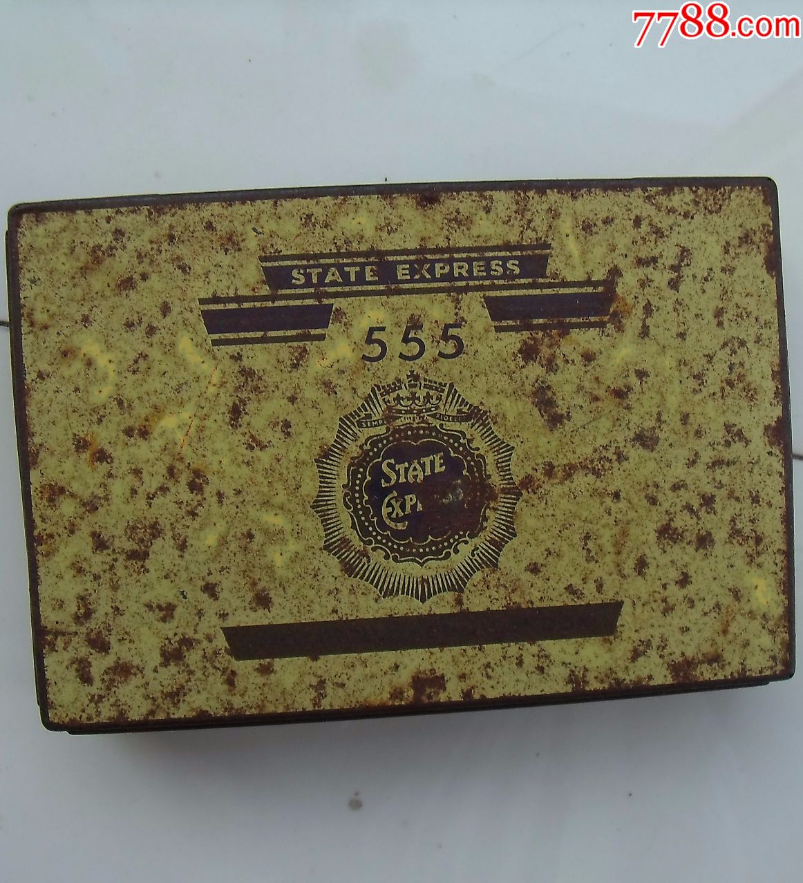 民国555铁盒烟标25支装少