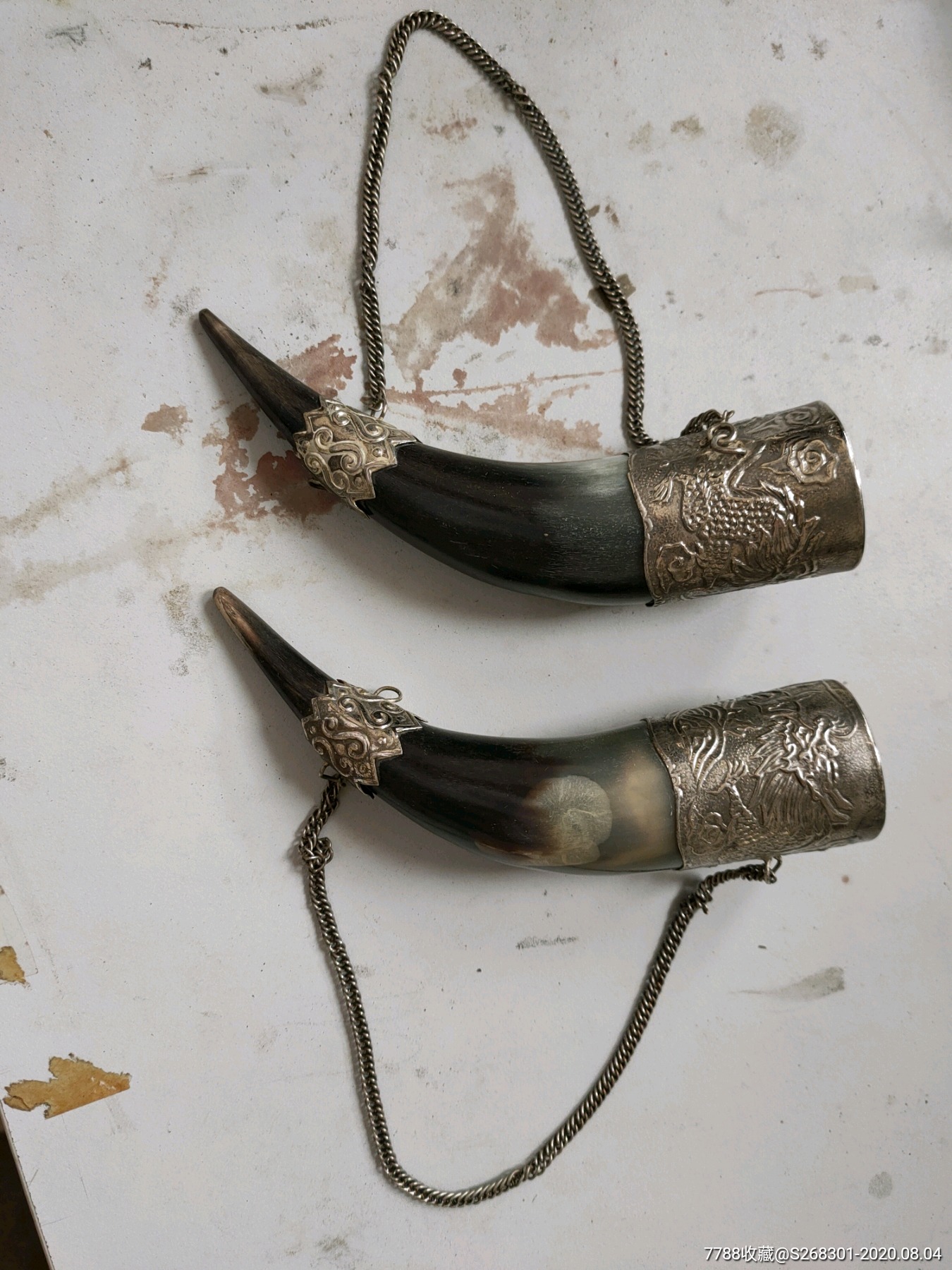 牛角酒杯蒙古族民俗