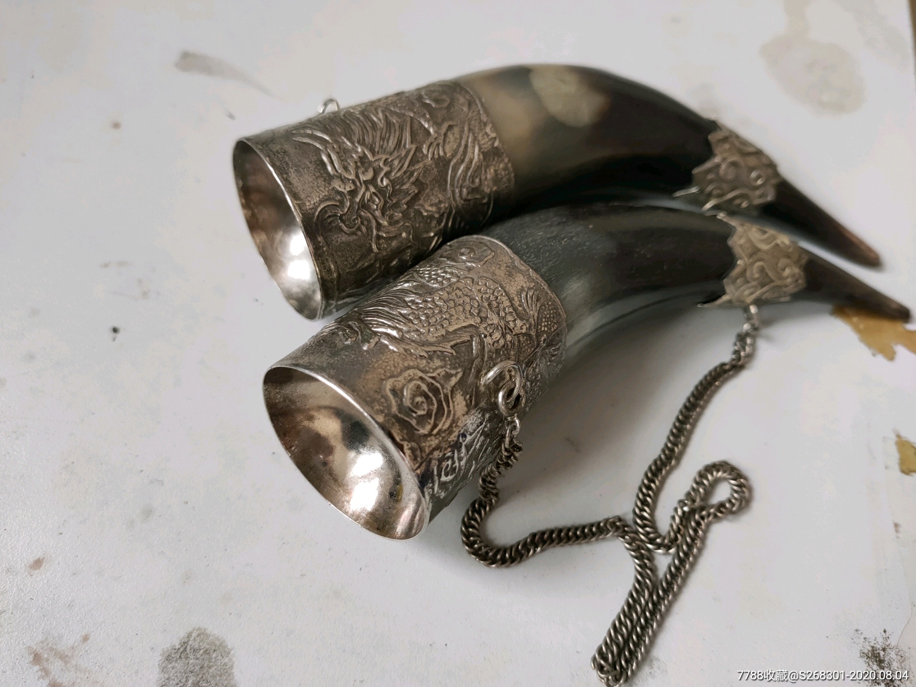 牛角酒杯蒙古族民俗