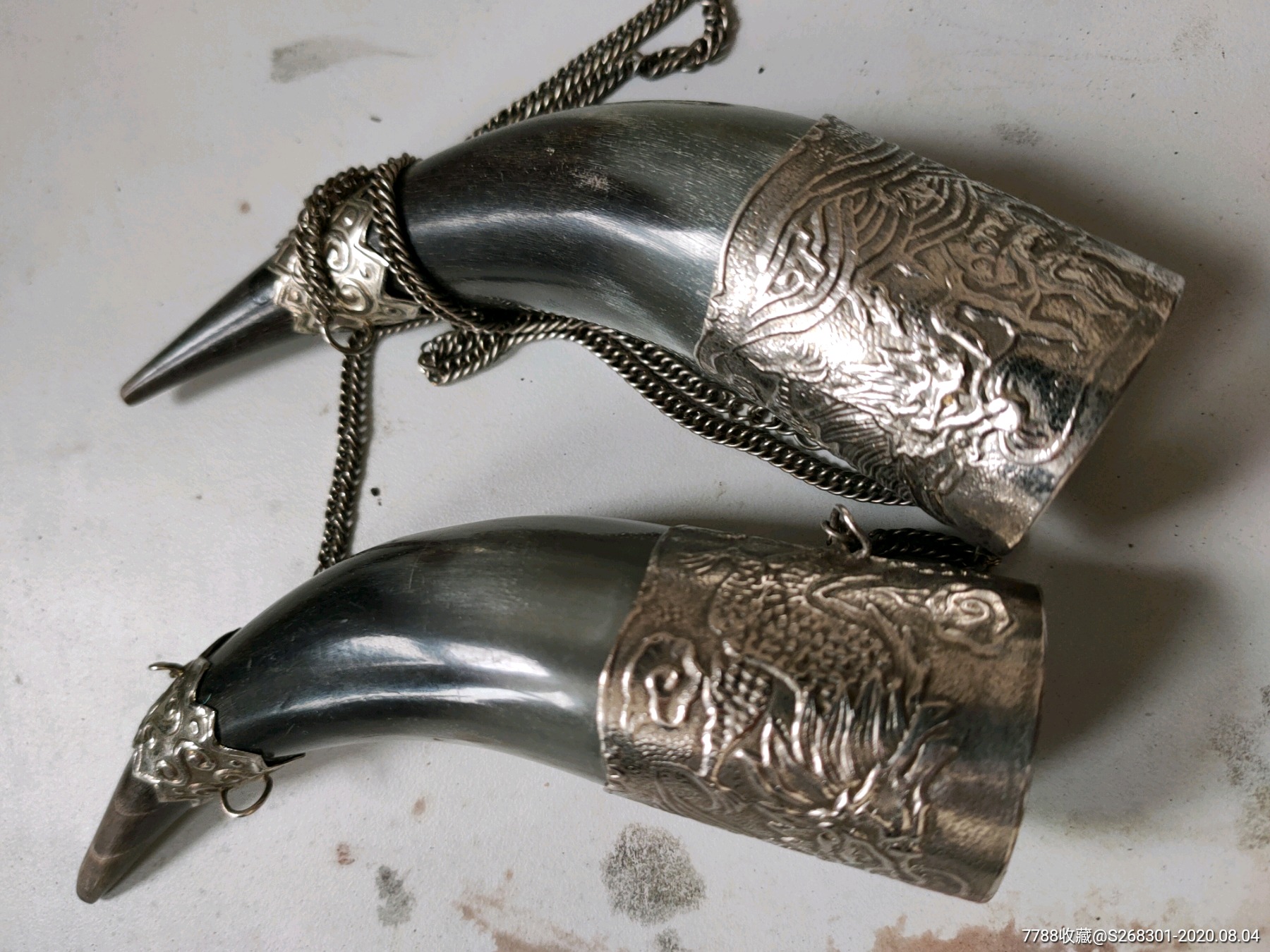 牛角酒杯蒙古族民俗