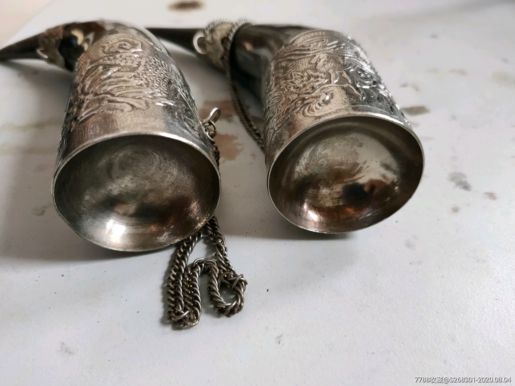 牛角酒杯蒙古族民俗