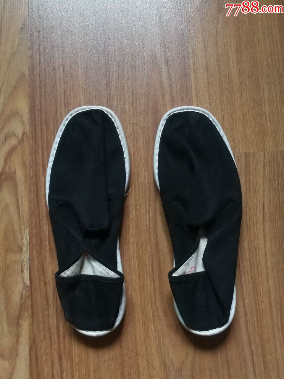 全新白塑料底布鞋