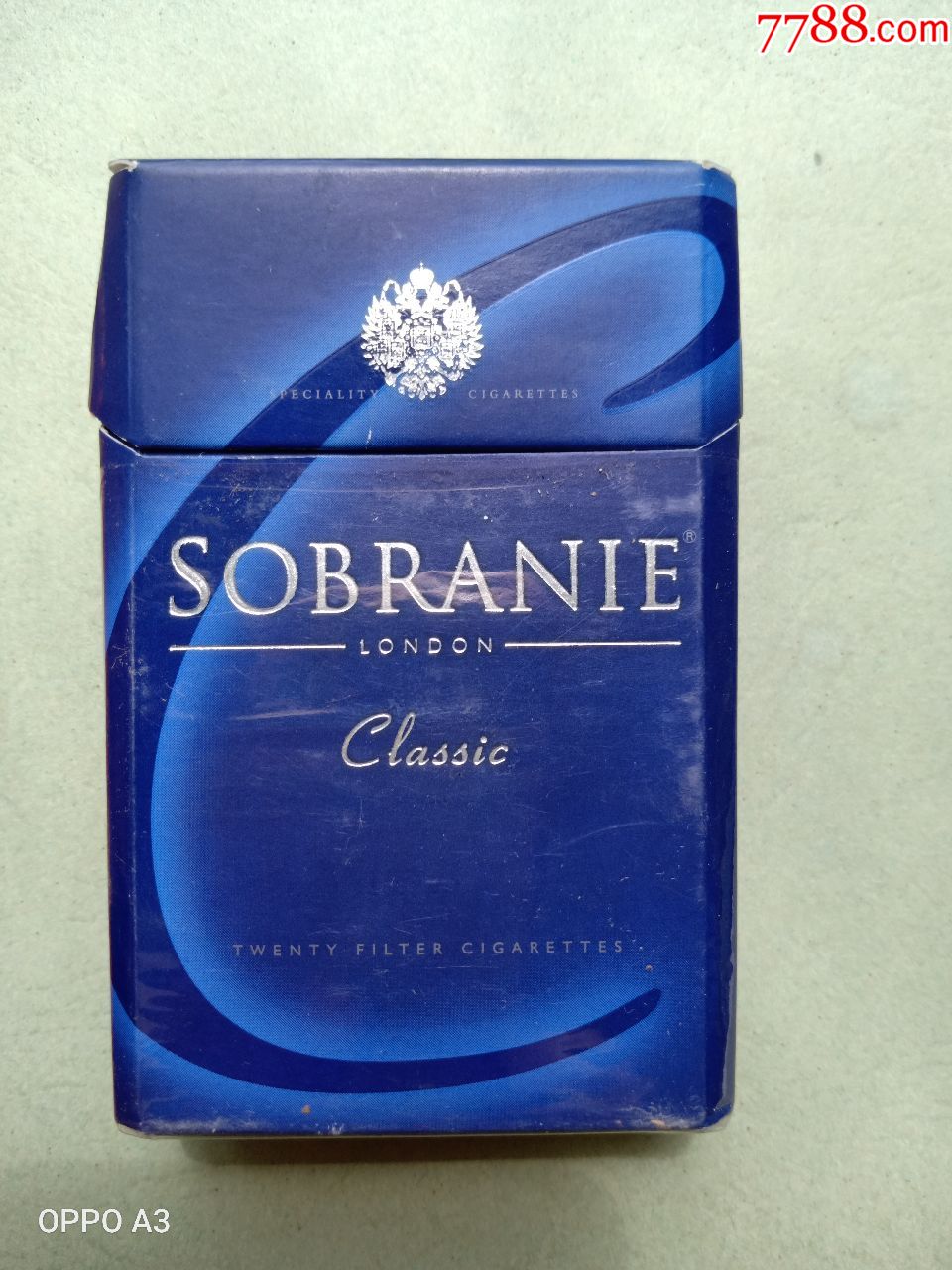 烟标:sobranie寿百年,london,由中国烟草总公司专卖英国加莱赫公司