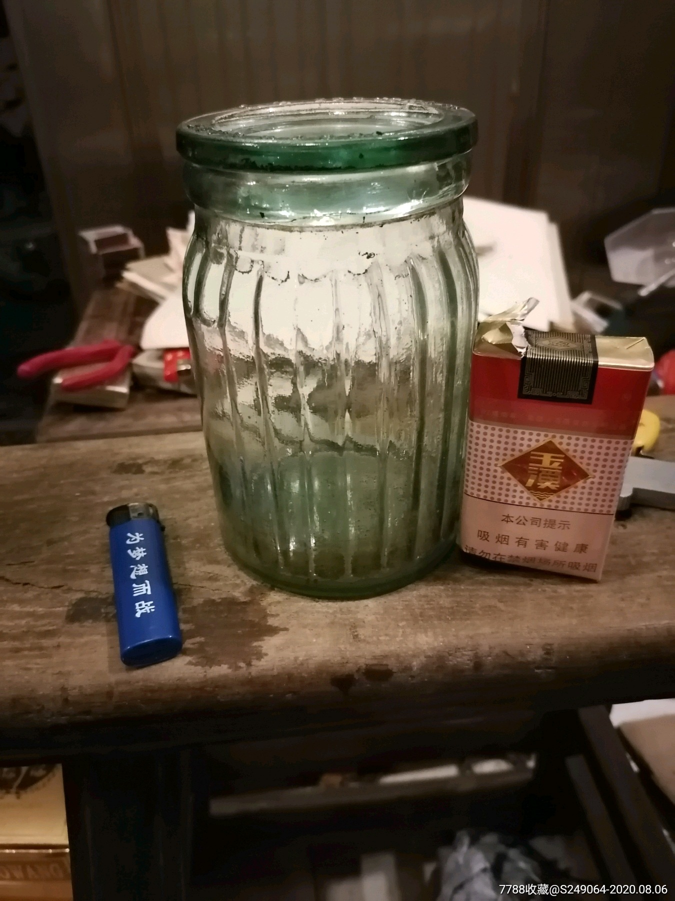 外国老玻璃罐全品相