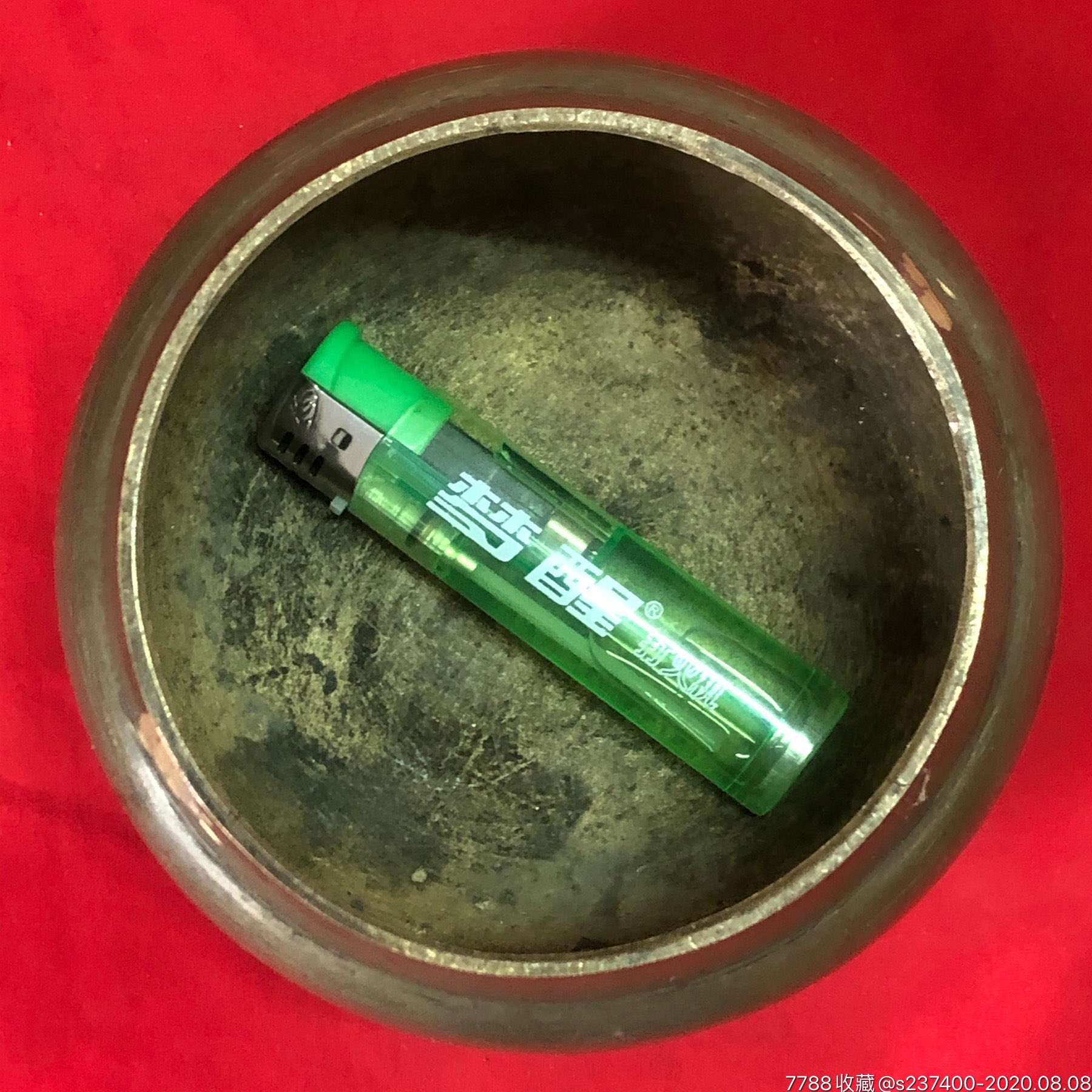 铜香炉民俗土香炉黄铜平口炉小铜炉品好家用熏香礼佛捐赠保真