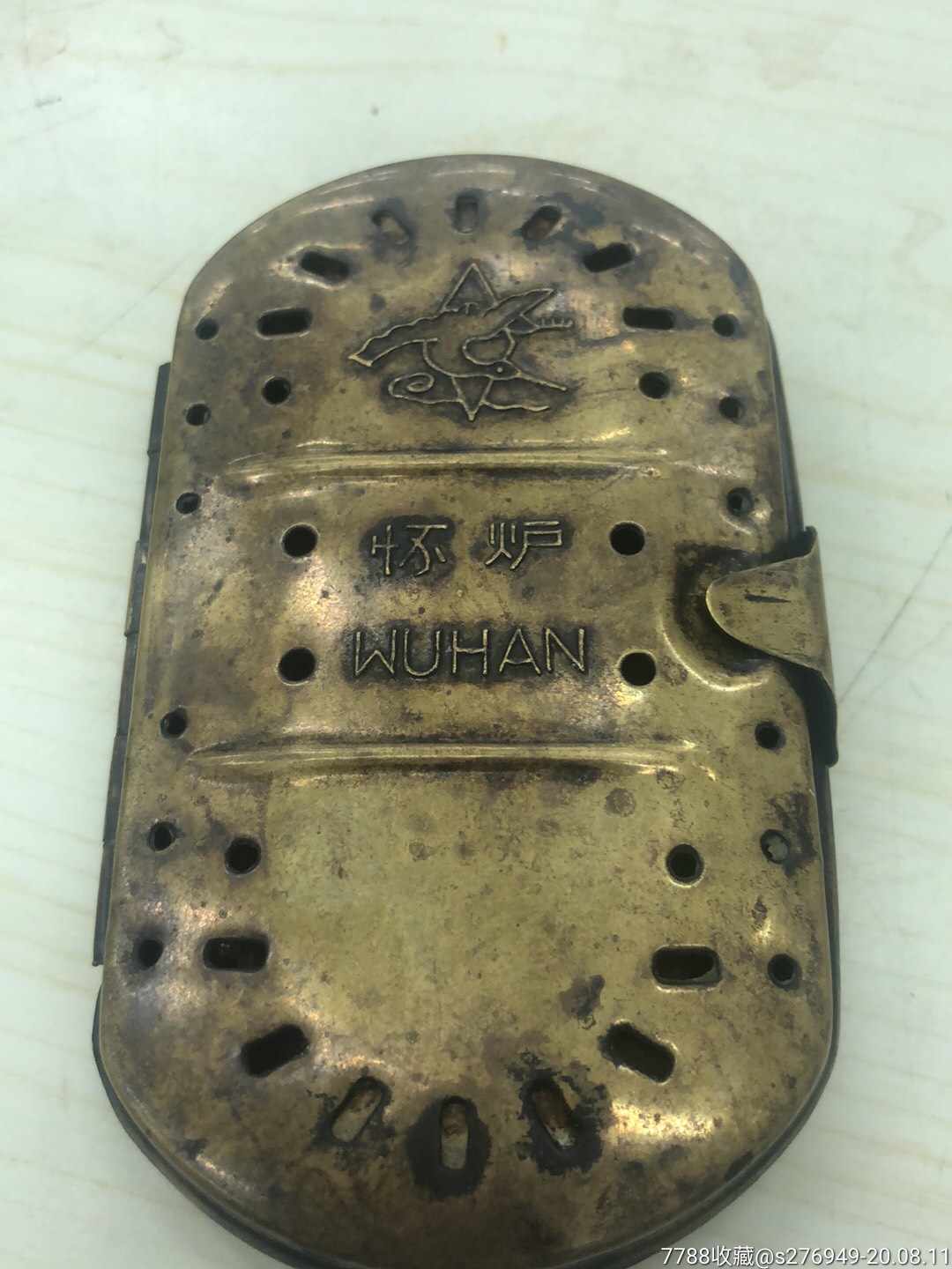 怀炉民国时期放在怀中手中取暖