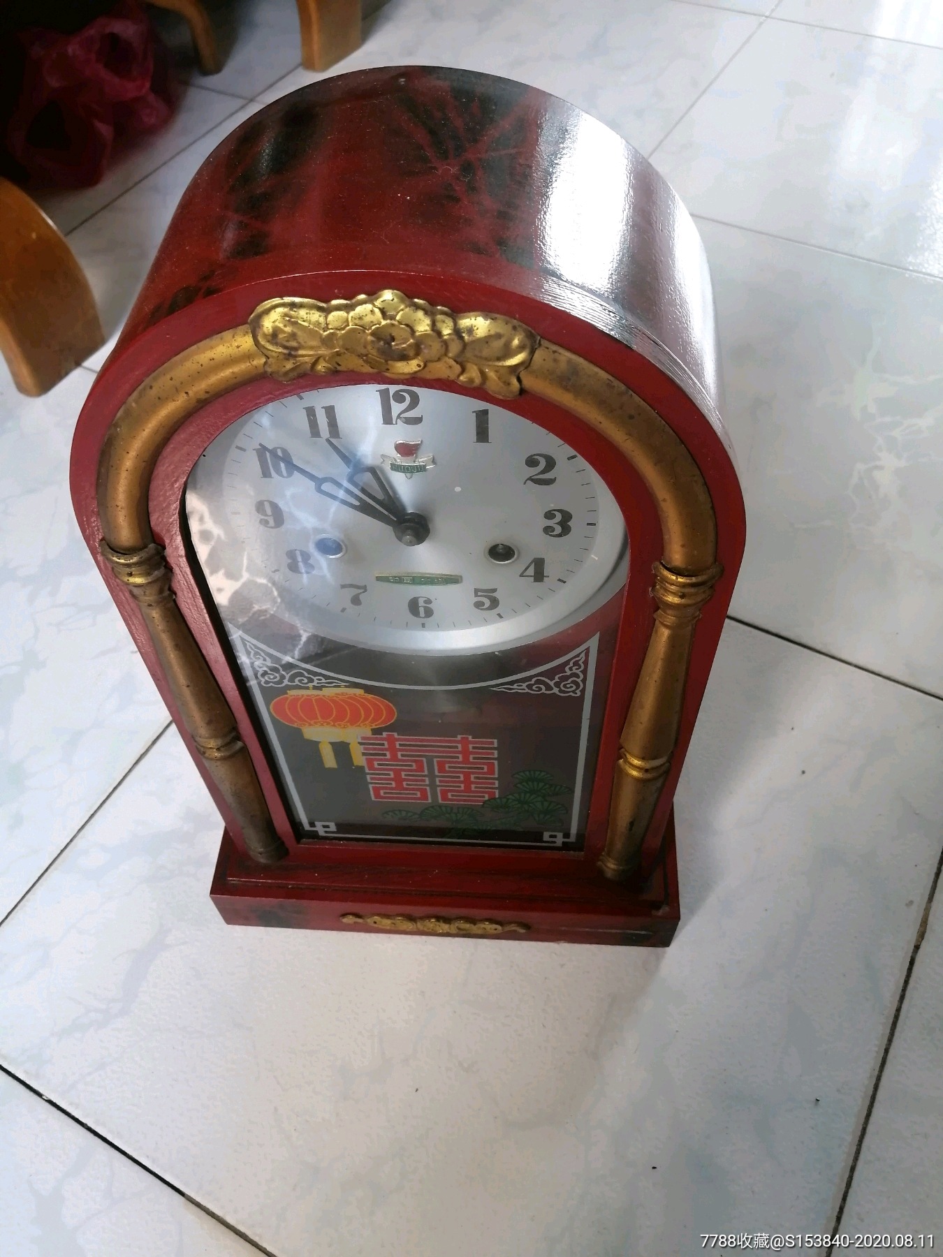 完美的火炬坐钟-座钟/落地钟-7788旧货商城