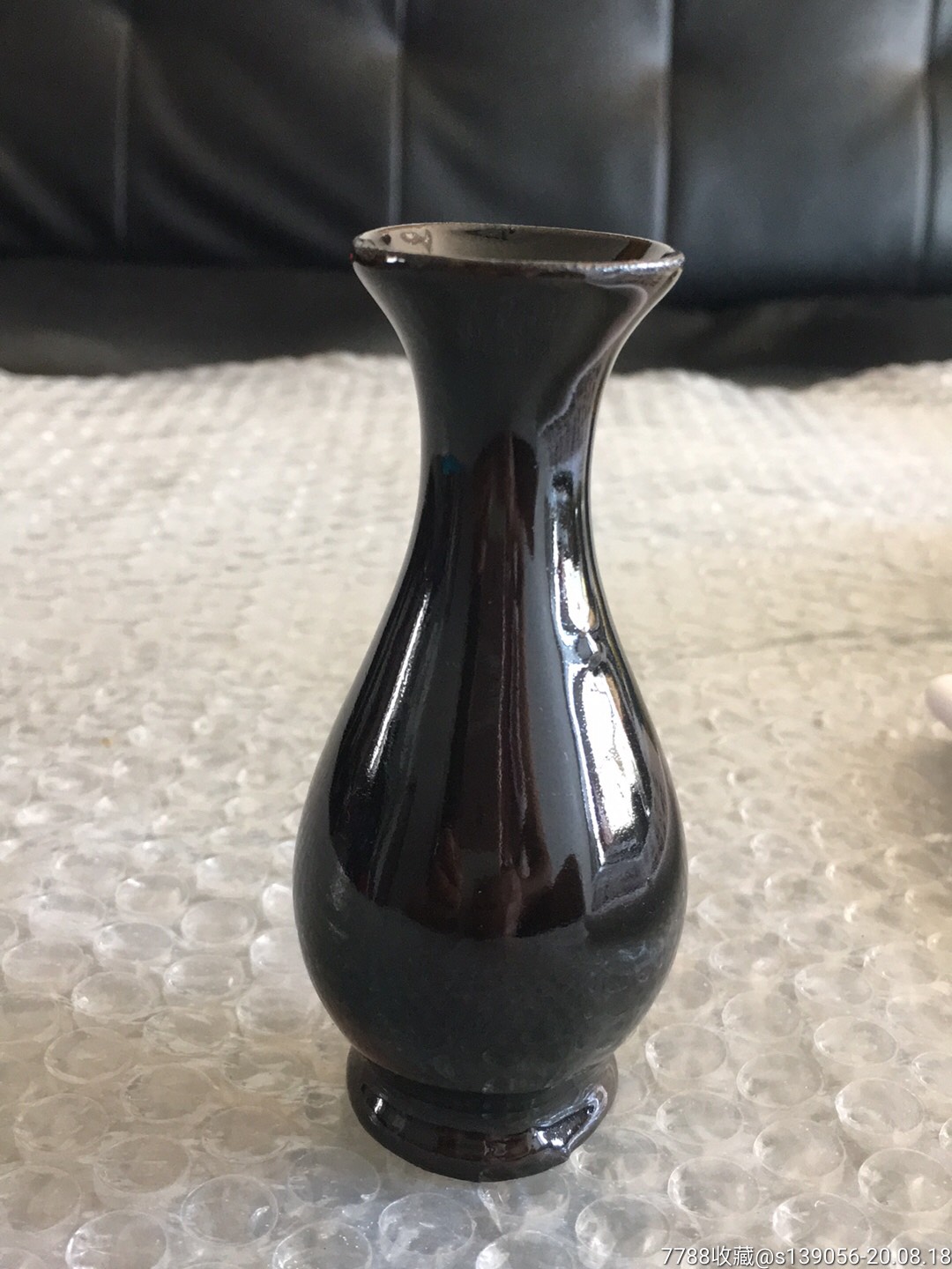 黑釉小花瓶_黑瓷/天目瓷_第1张_7788瓷器