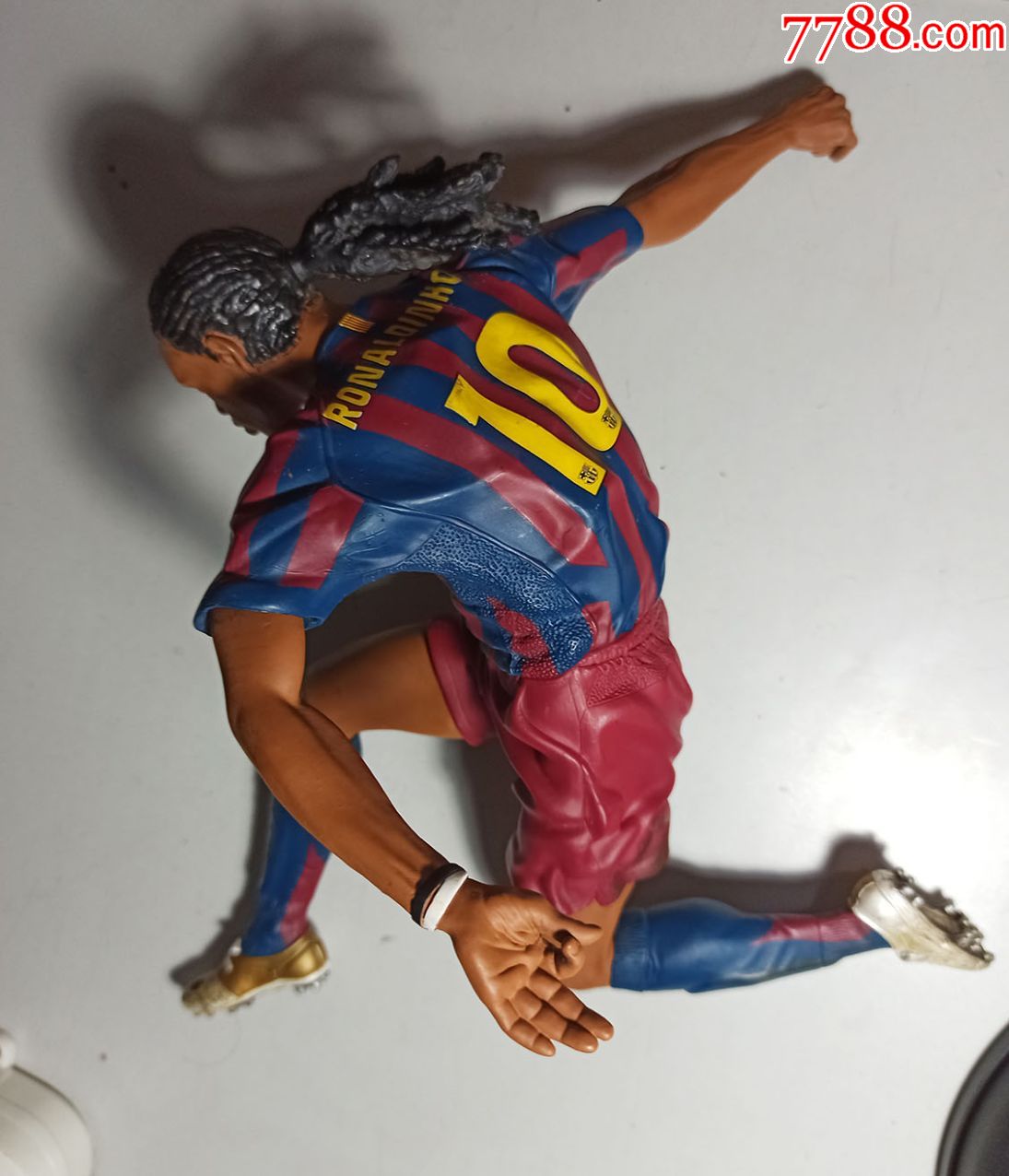 巴西世界级10足球球星小罗大个塑胶玩具1件