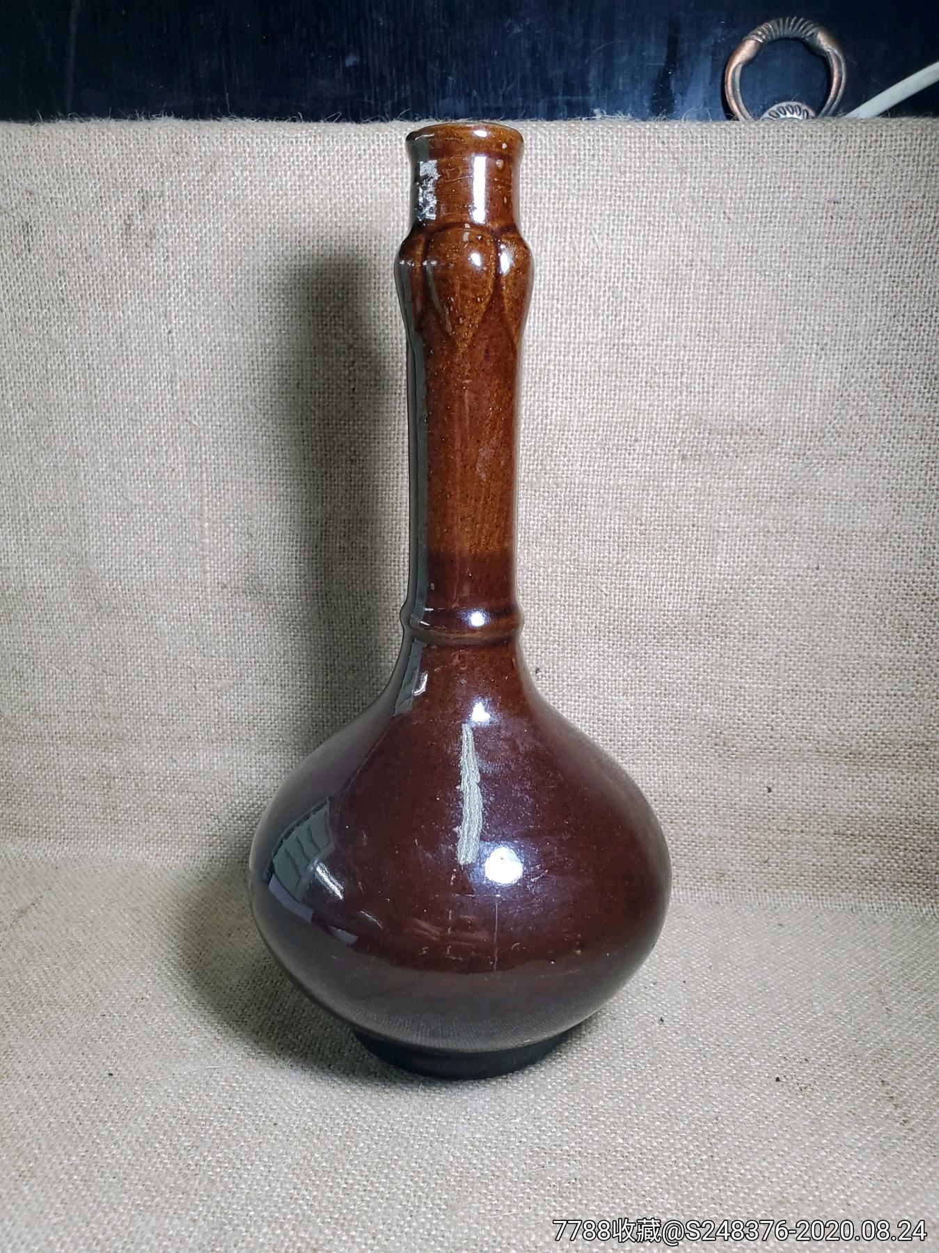 民国蒜头瓶,完整