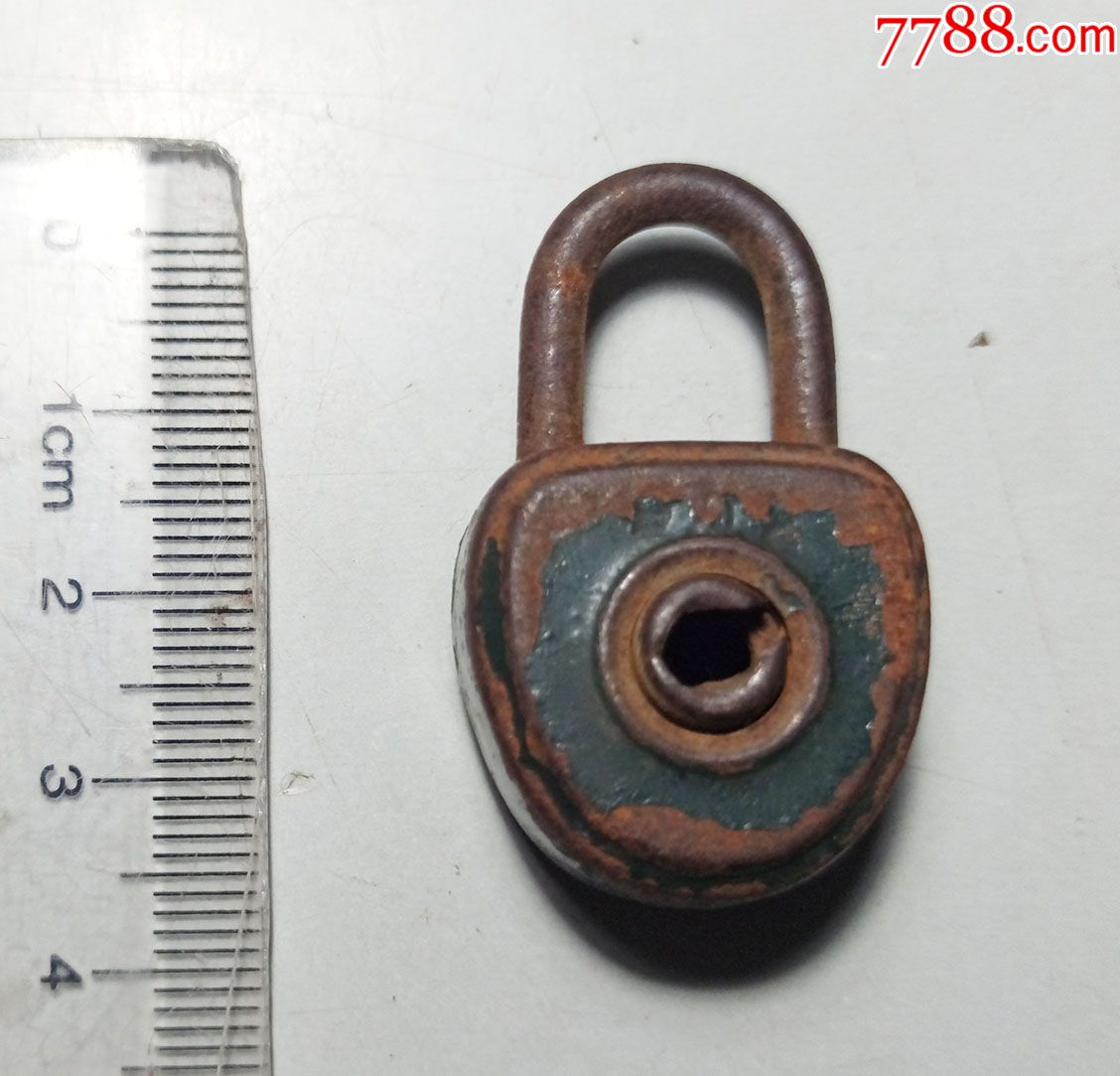 上世纪六十年代-广州广大厂老锁一把_铁锁/铁钥匙_第1张