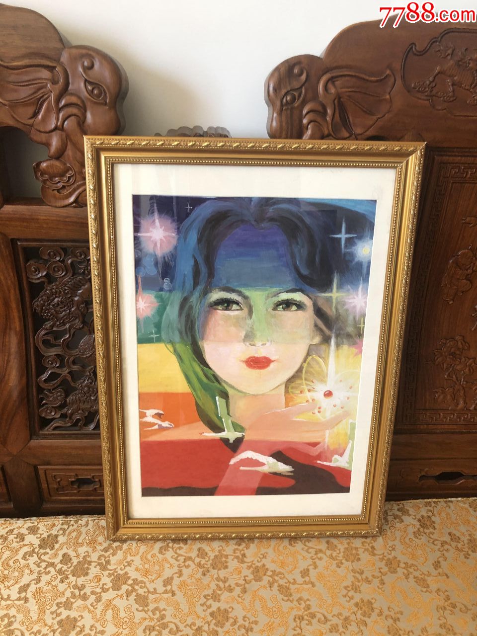 《科学的春天》原创手绘油画