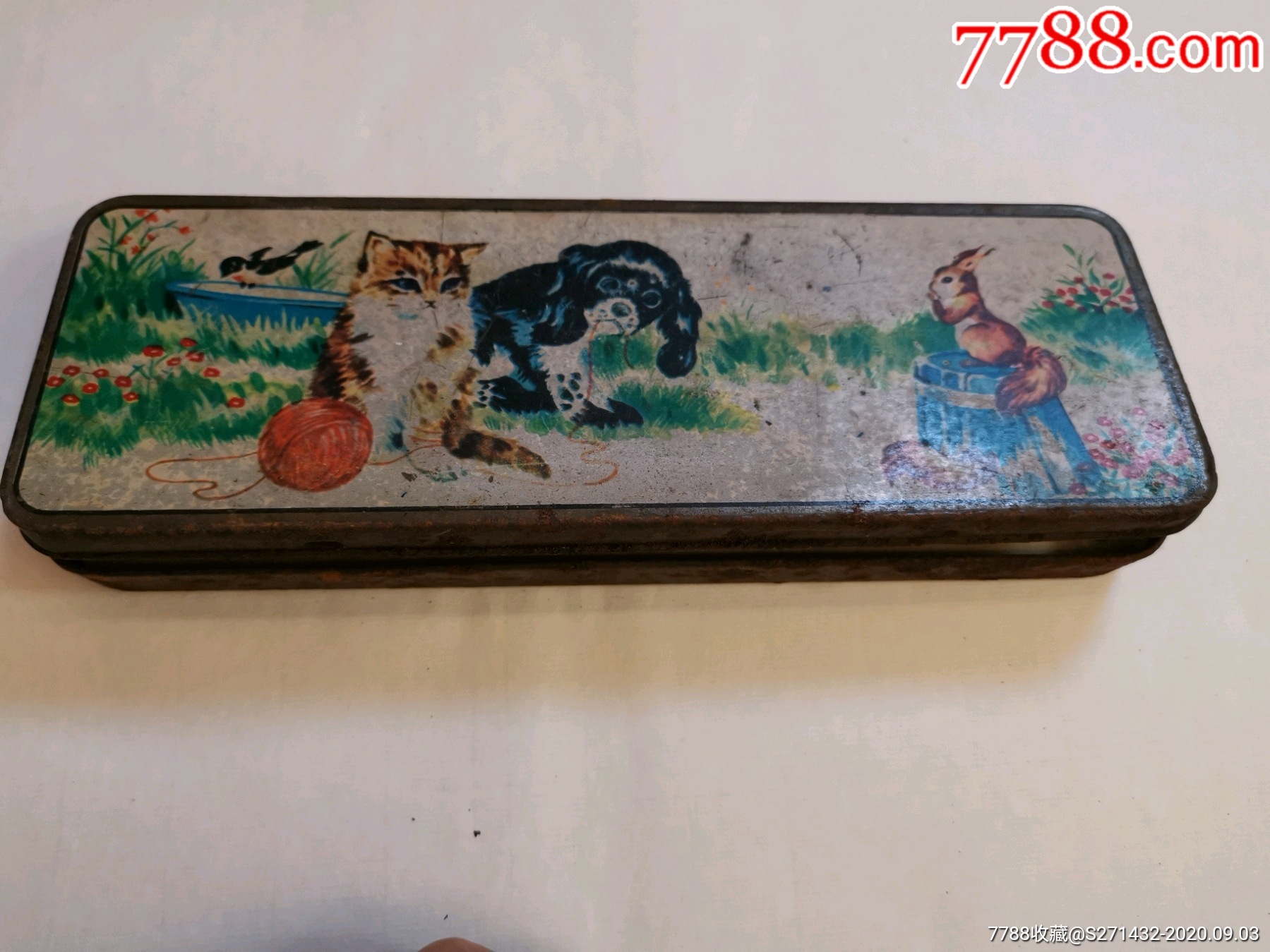 80年代铁铅笔盒