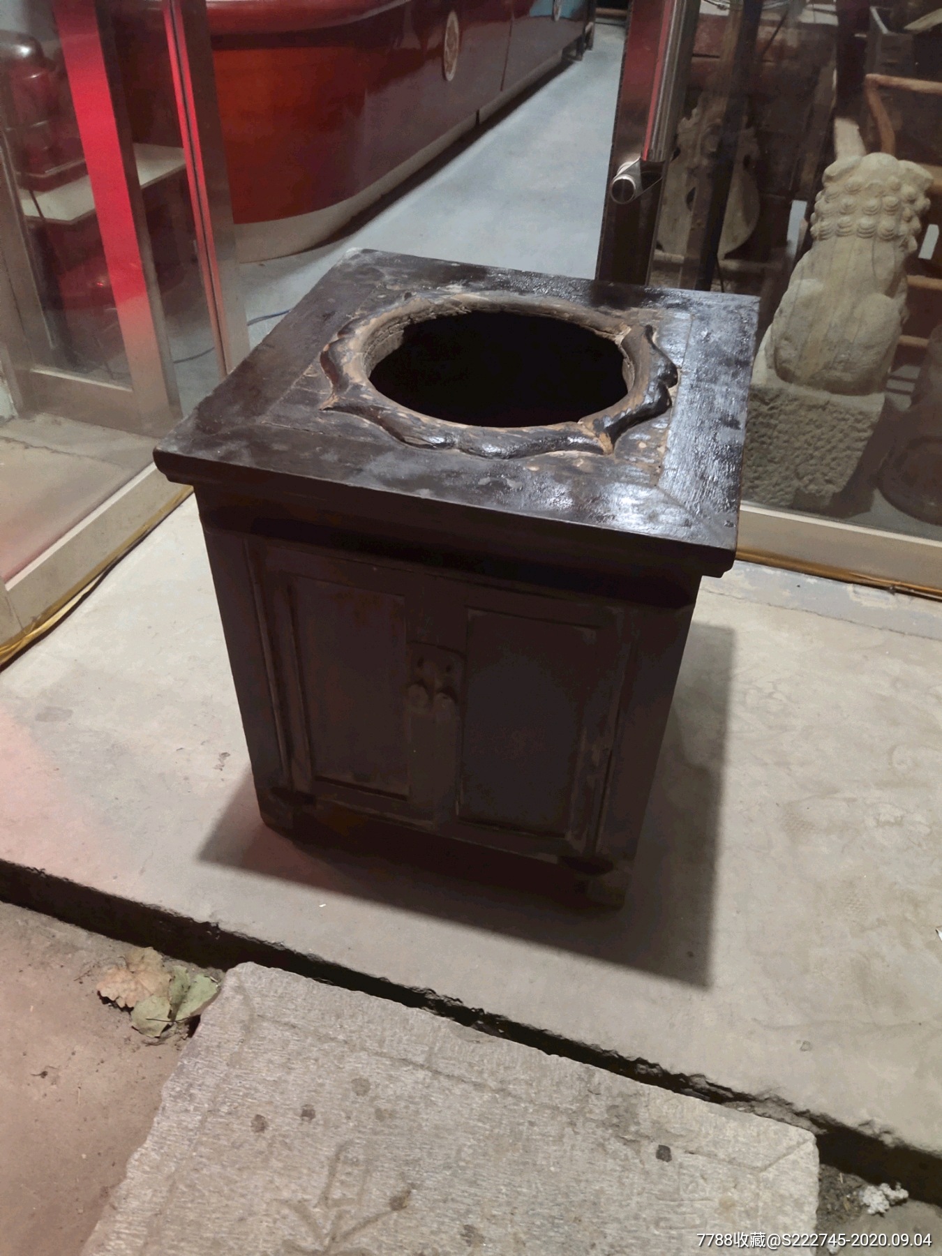 清代特殊木火盆架子