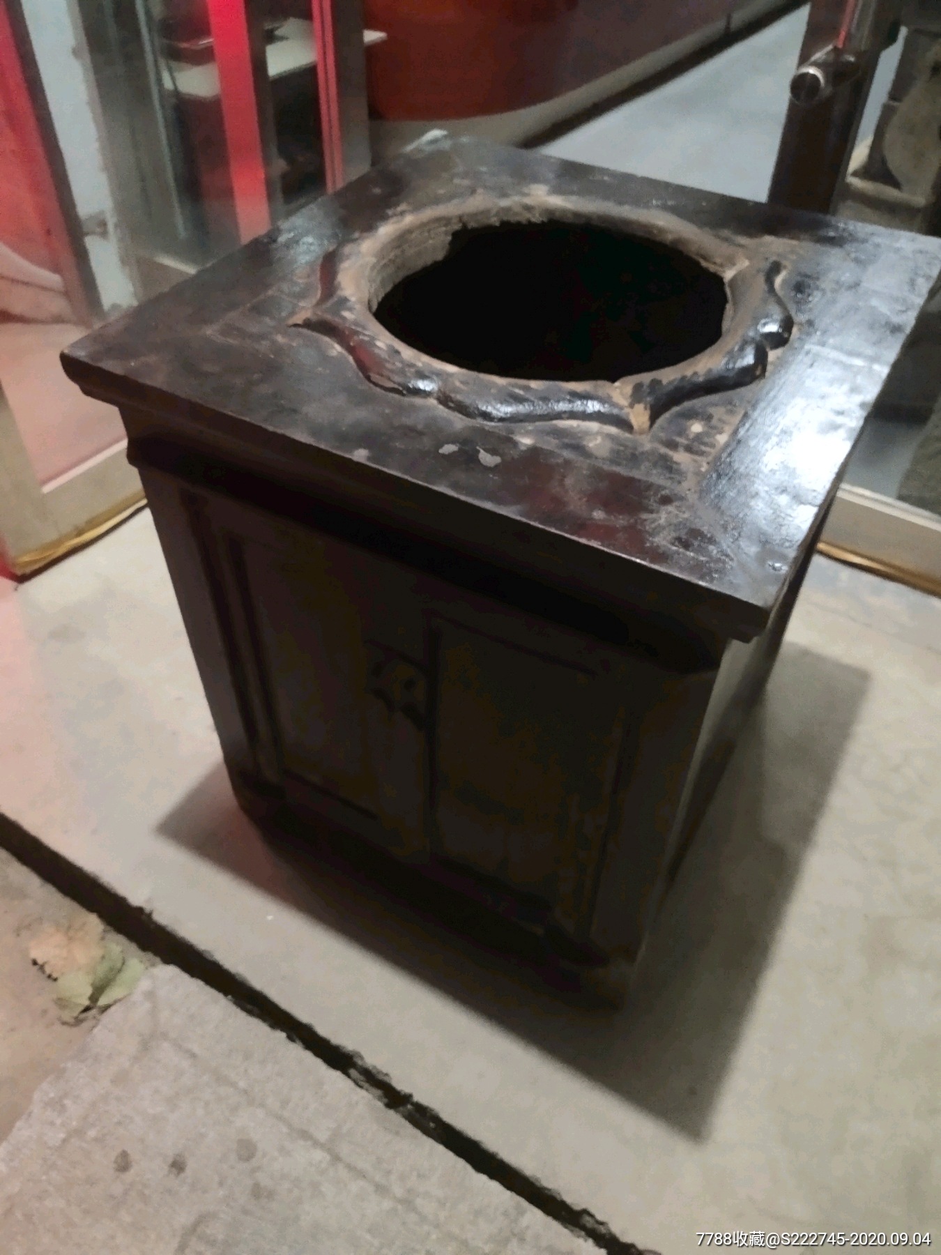 清代特殊木火盆架子