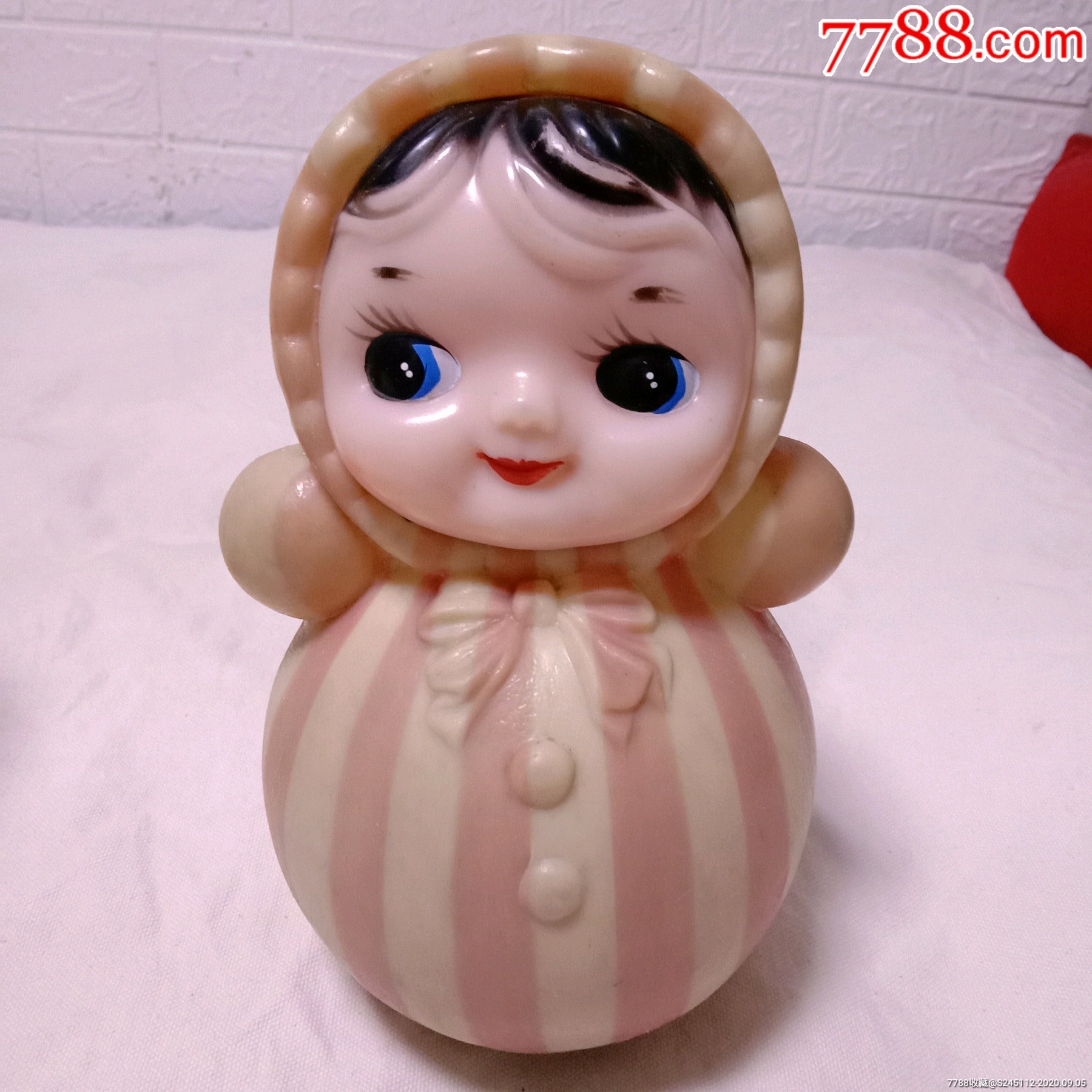 怀旧老玩具不倒翁【见图见描述】