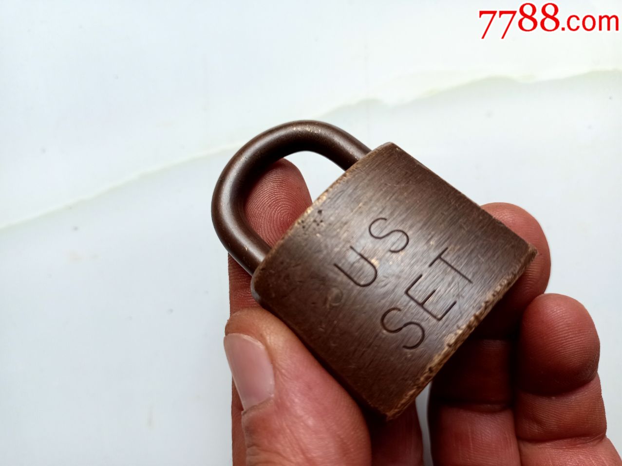 有us标的美国锁601是不是二战时期不确定没有钥匙厚重品相如图