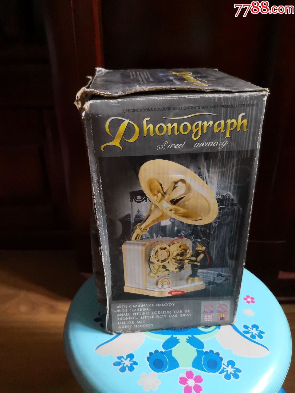 老式八音盒一个-八音盒/音乐盒-7788收藏