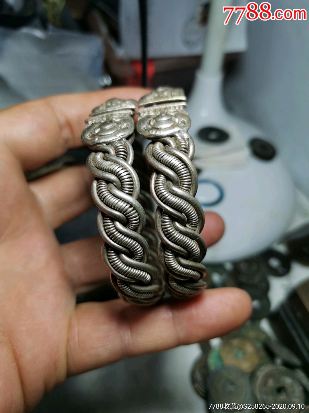 明清银手镯