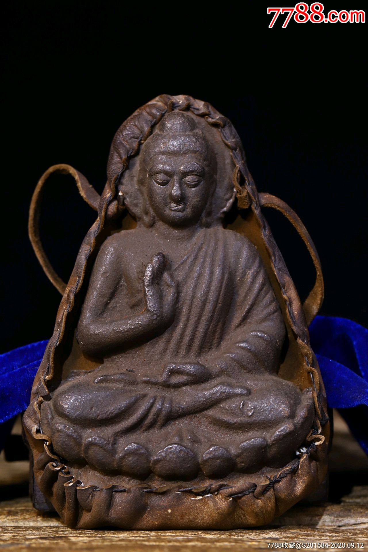 天铁纯手工敲打錾刻老佛牌-佛像/造像-7788收藏