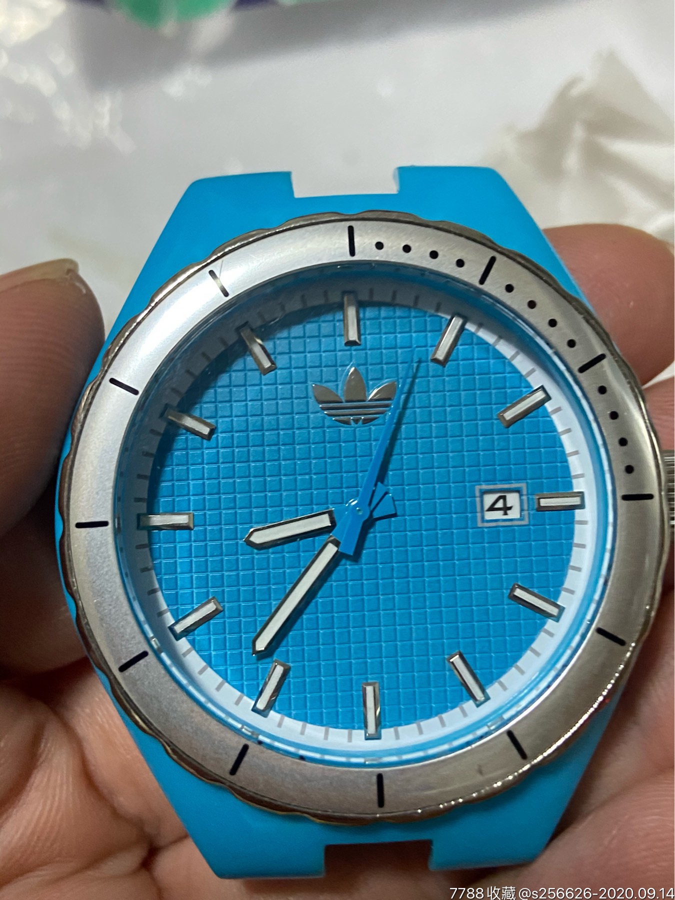 正品保真国外回流阿迪达斯adidas三叶草男士表头,走时_手表/腕表_第6