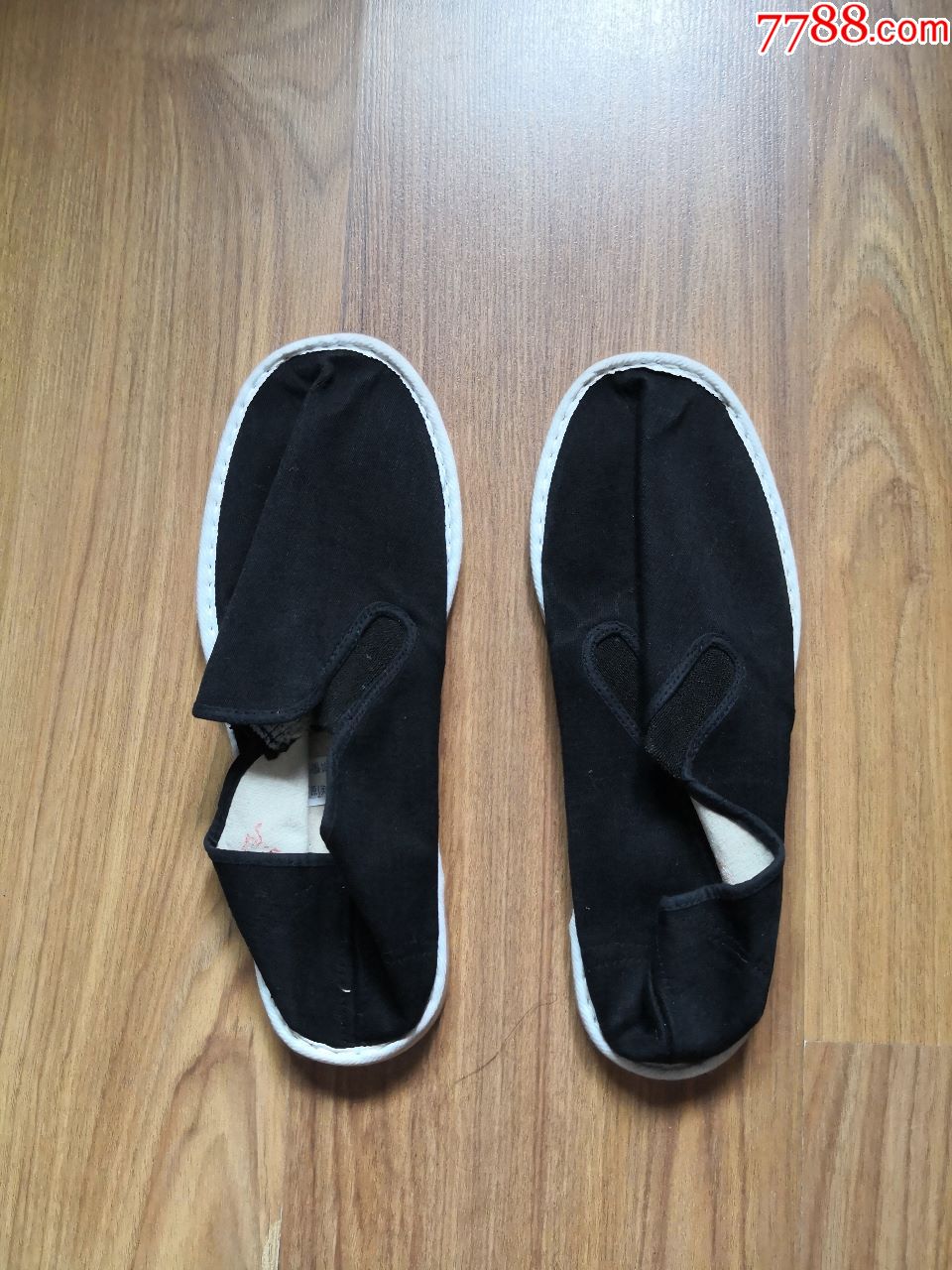 全新老式白塑料底布鞋