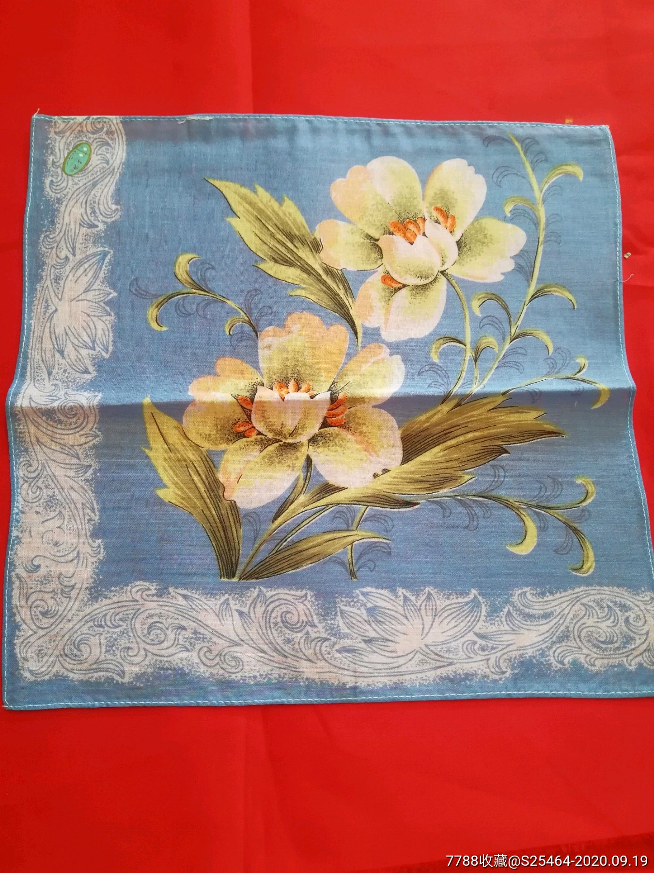 花卉手帕-手帕/手绢-7788收藏