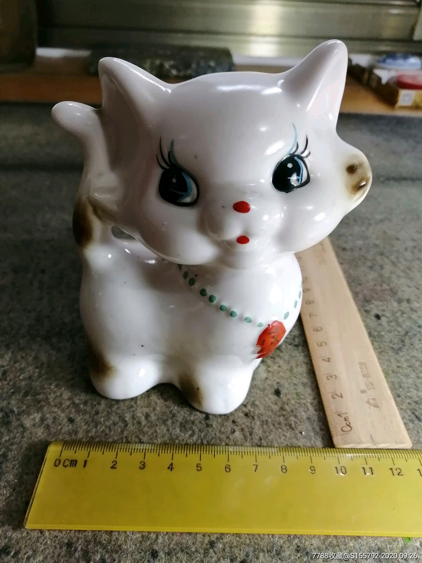 老瓷器存钱罐小狗造型