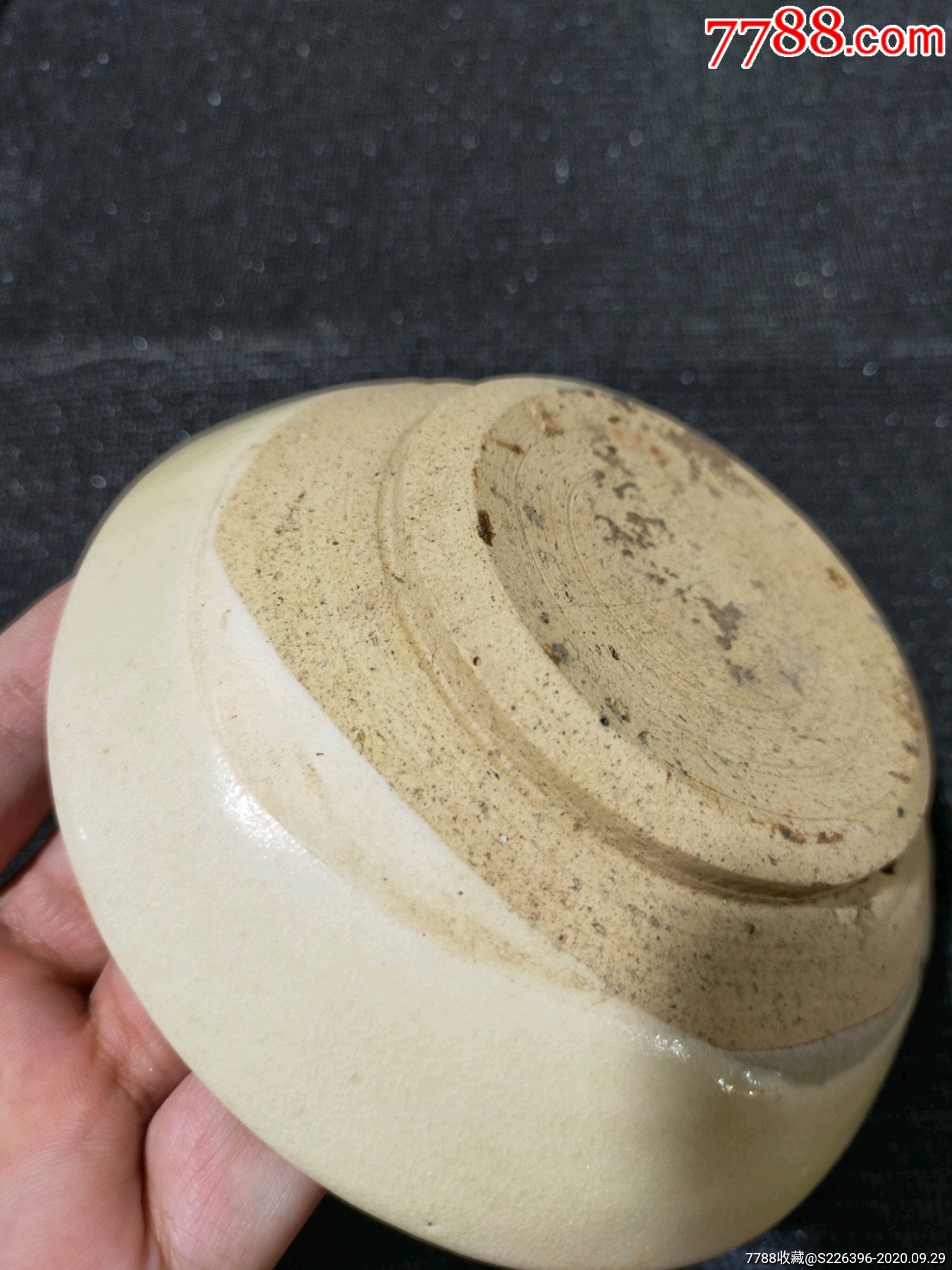唐代,当阳峪窑盘_单色白瓷_第4张_7788瓷器