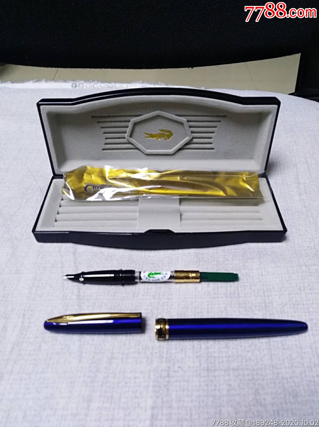 欧洲鳄鱼集团监制鳄鱼钢笔一支