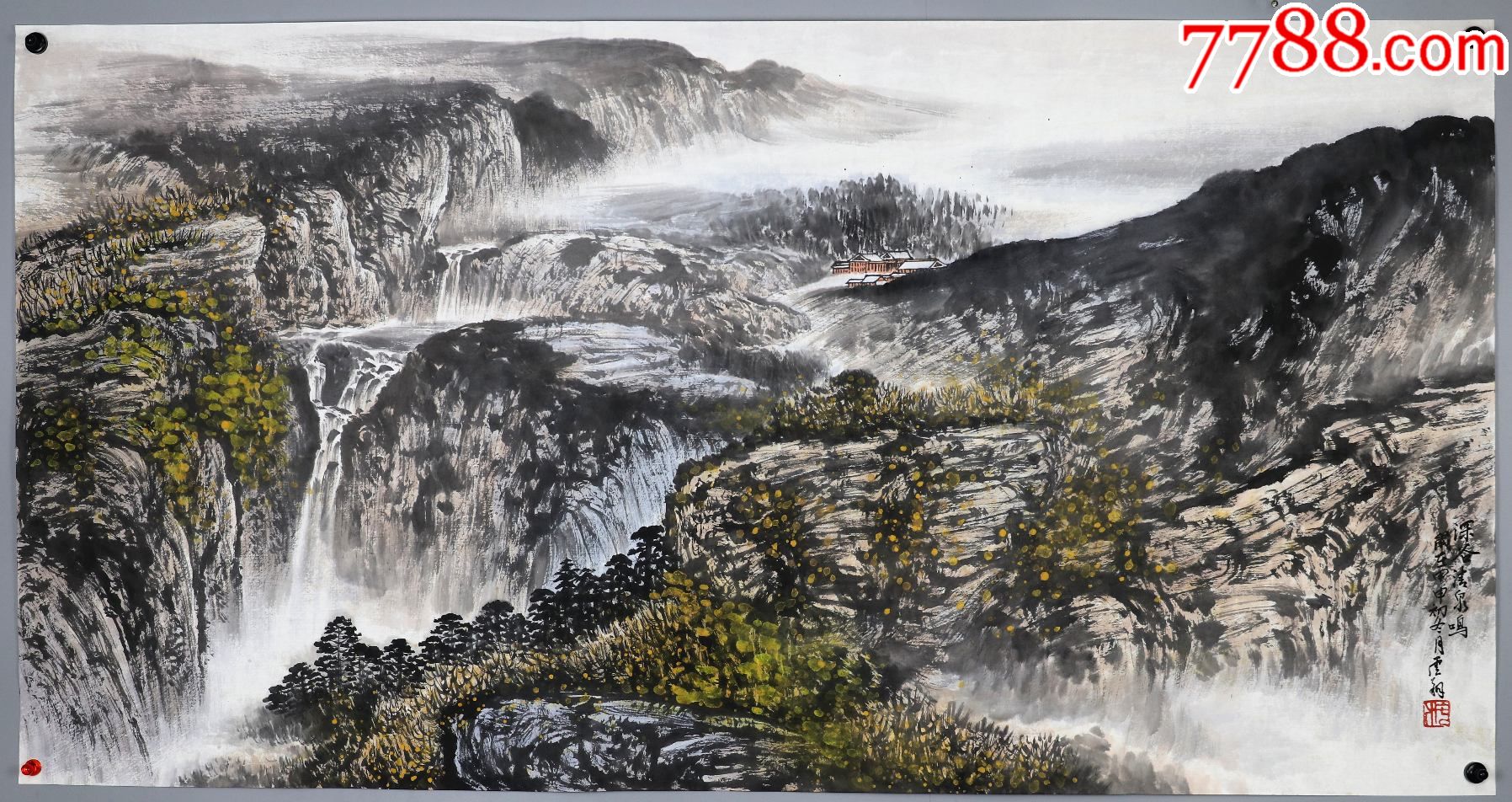 【施云翔】中国当代著名国画家山水_山水国画原作_作品欣赏_收藏价值