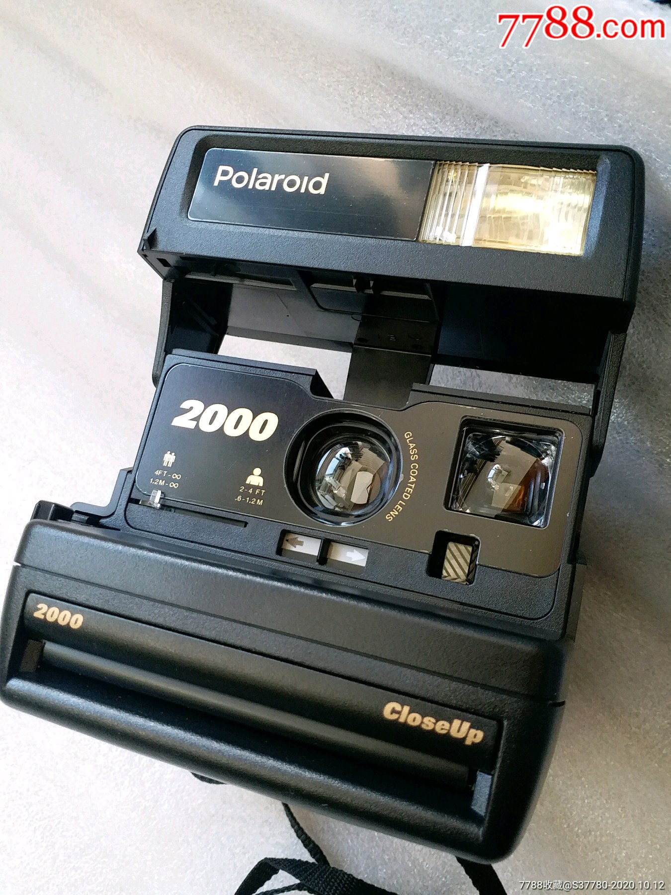 宝丽来2000相机外观无磕碰功能正常使用宝丽来一次成像拍立得相机
