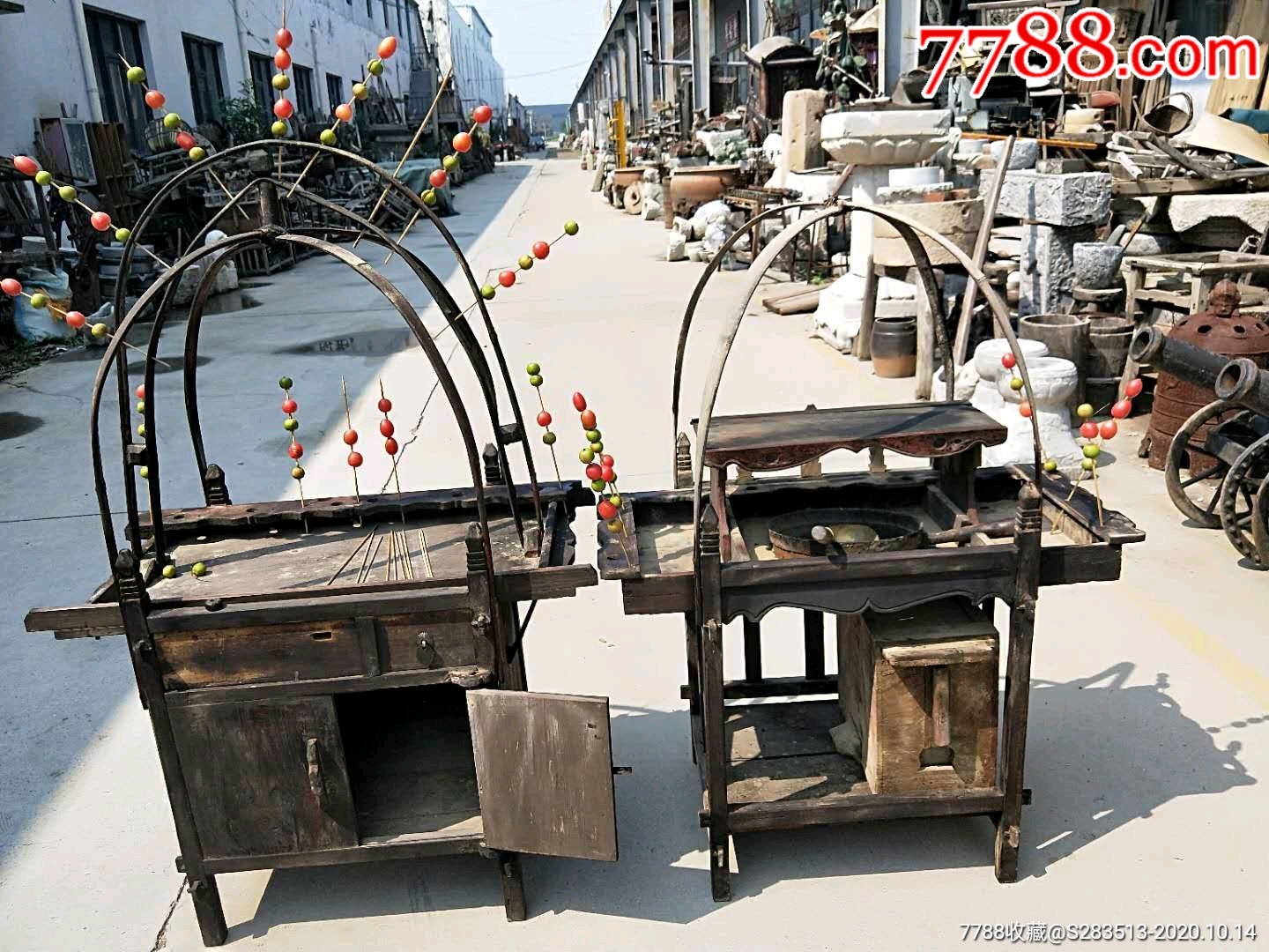 卖冰糖葫芦挑担一套_其他生活用具_怀旧老货【7788收藏__收藏热线】