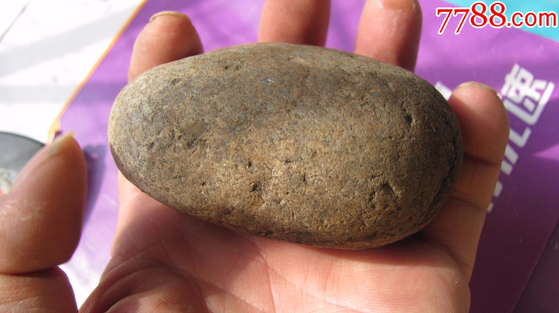 原始人用的石锤一个-其他石器-7788工艺品