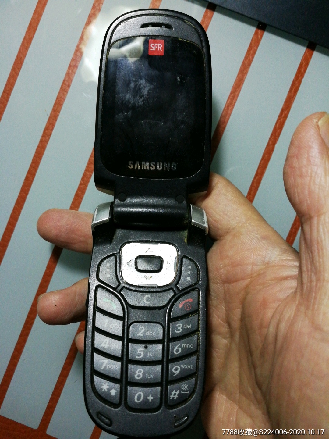 法国orange电信公司版三星翻盖手机