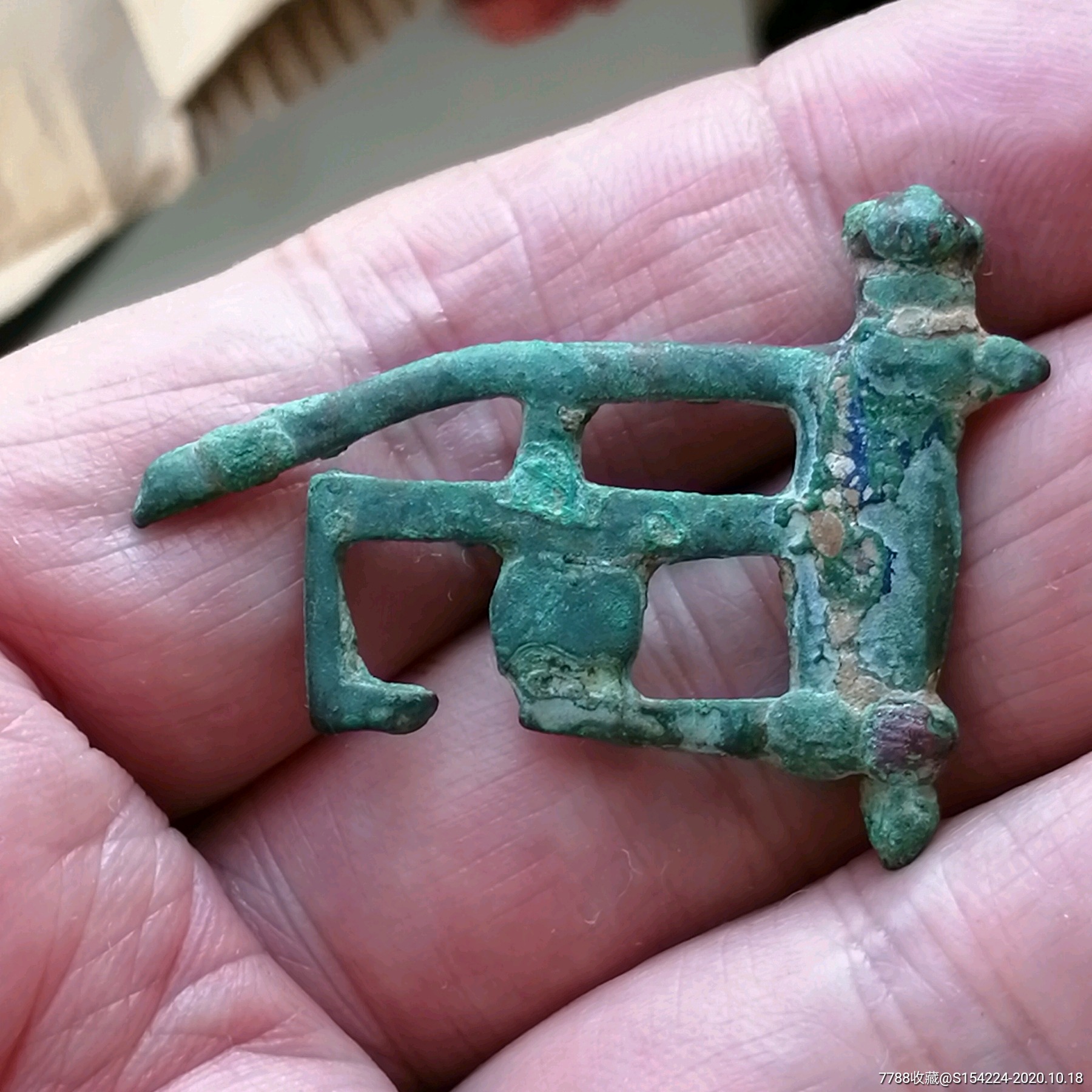 唐代佛像底座小围栏,栅栏小门