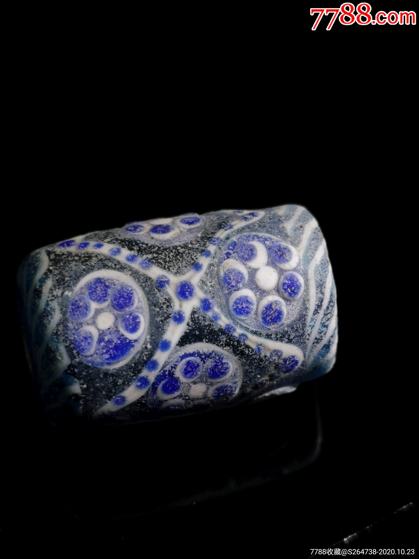 老硫璃蜻蜓眼天珠