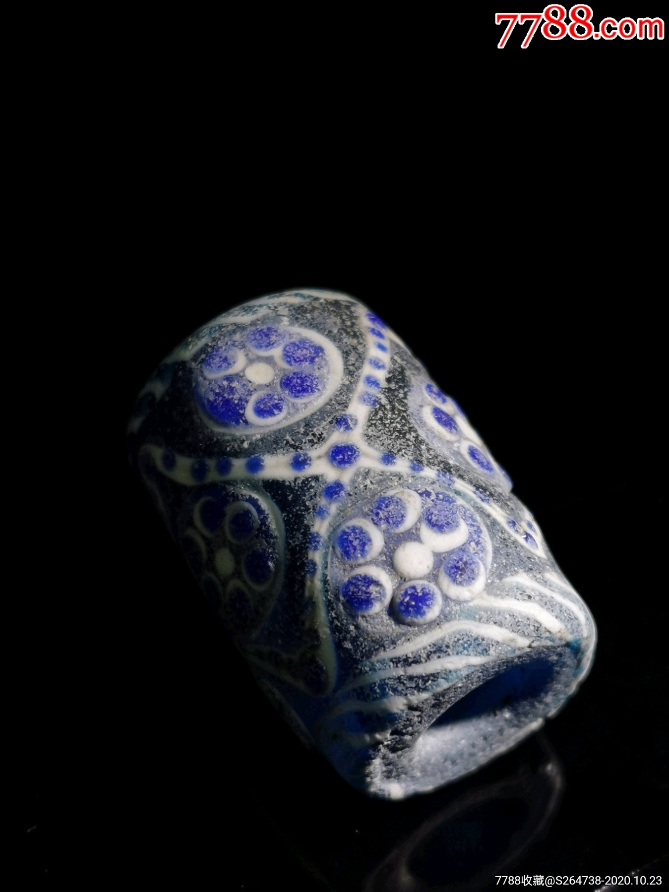 老硫璃蜻蜓眼天珠