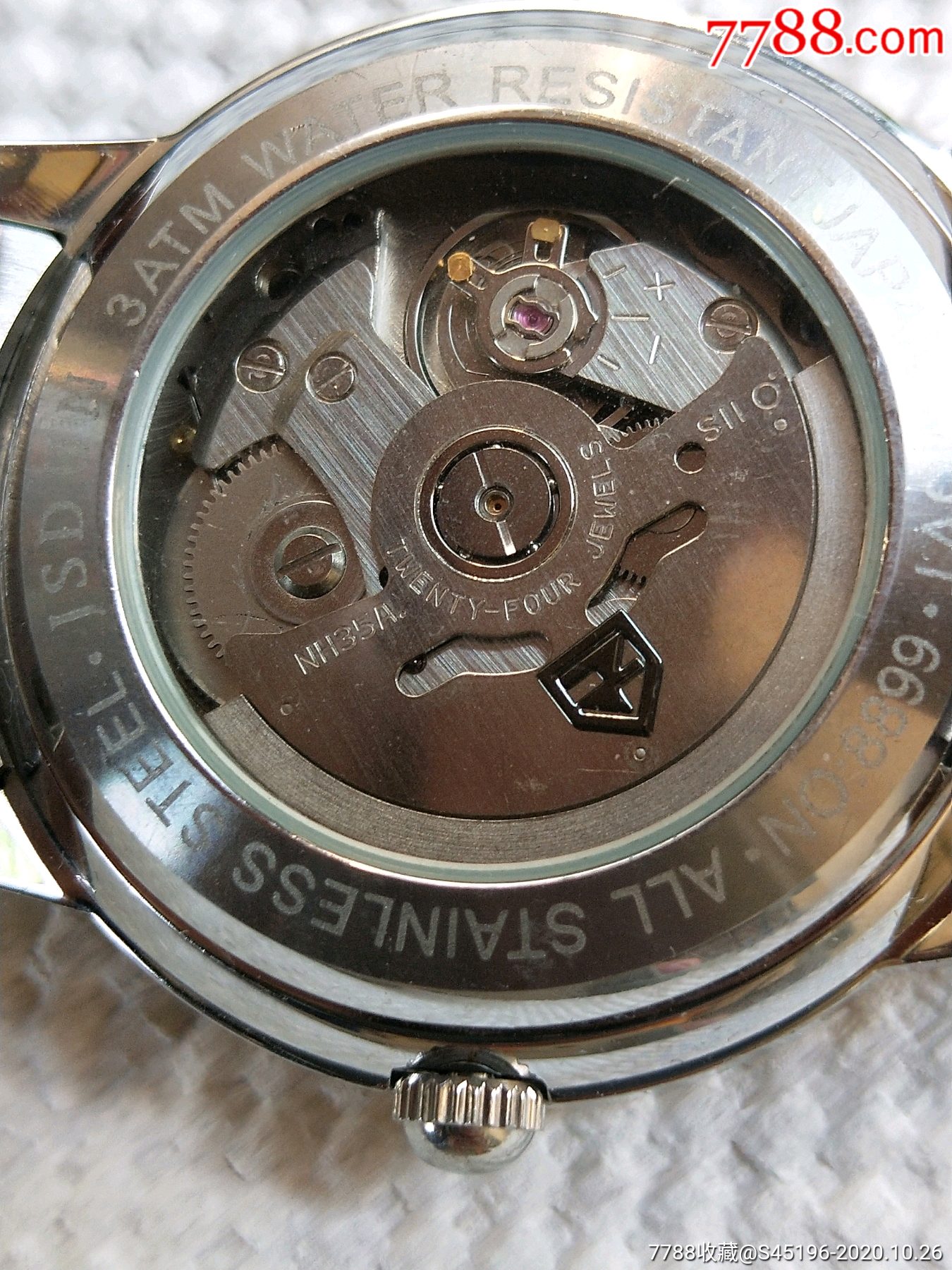 "经典"金仕盾,"精工"机芯nh35a,走时好