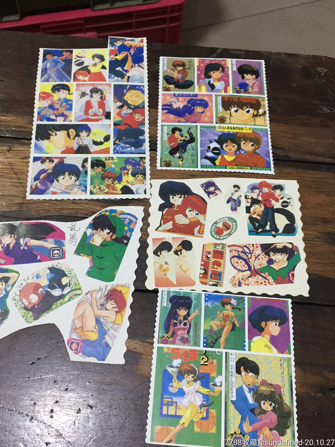 5版乱马贴纸合拍