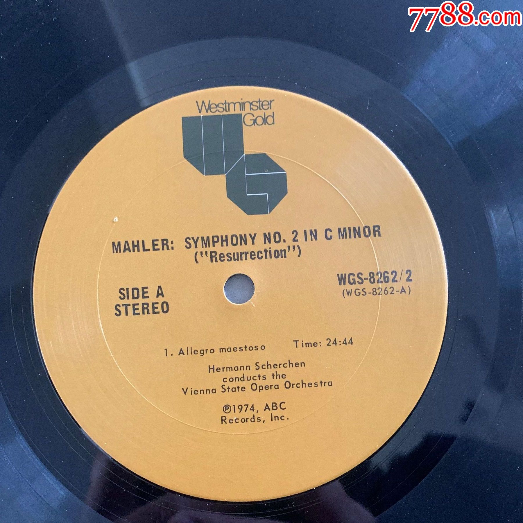 马勒*-赫尔曼·舍尔钦维也纳国家歌剧院管弦第二交响曲"复活"a45十二
