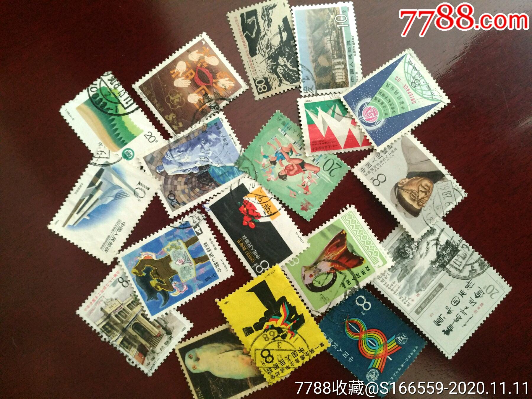 八十年代jt邮票十多枚合拍