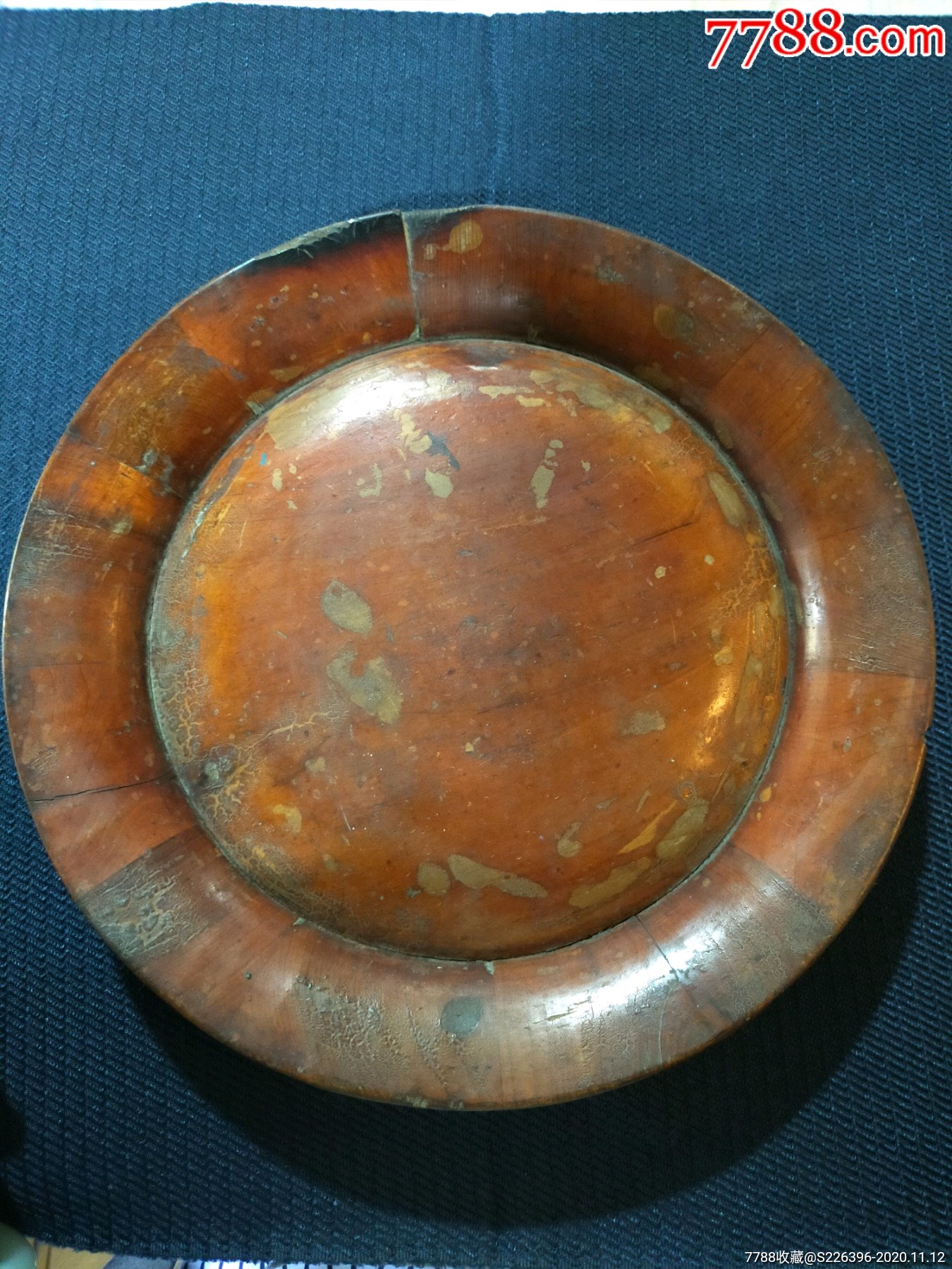 清代大木盘过去贵族嫁妆直径285厘米