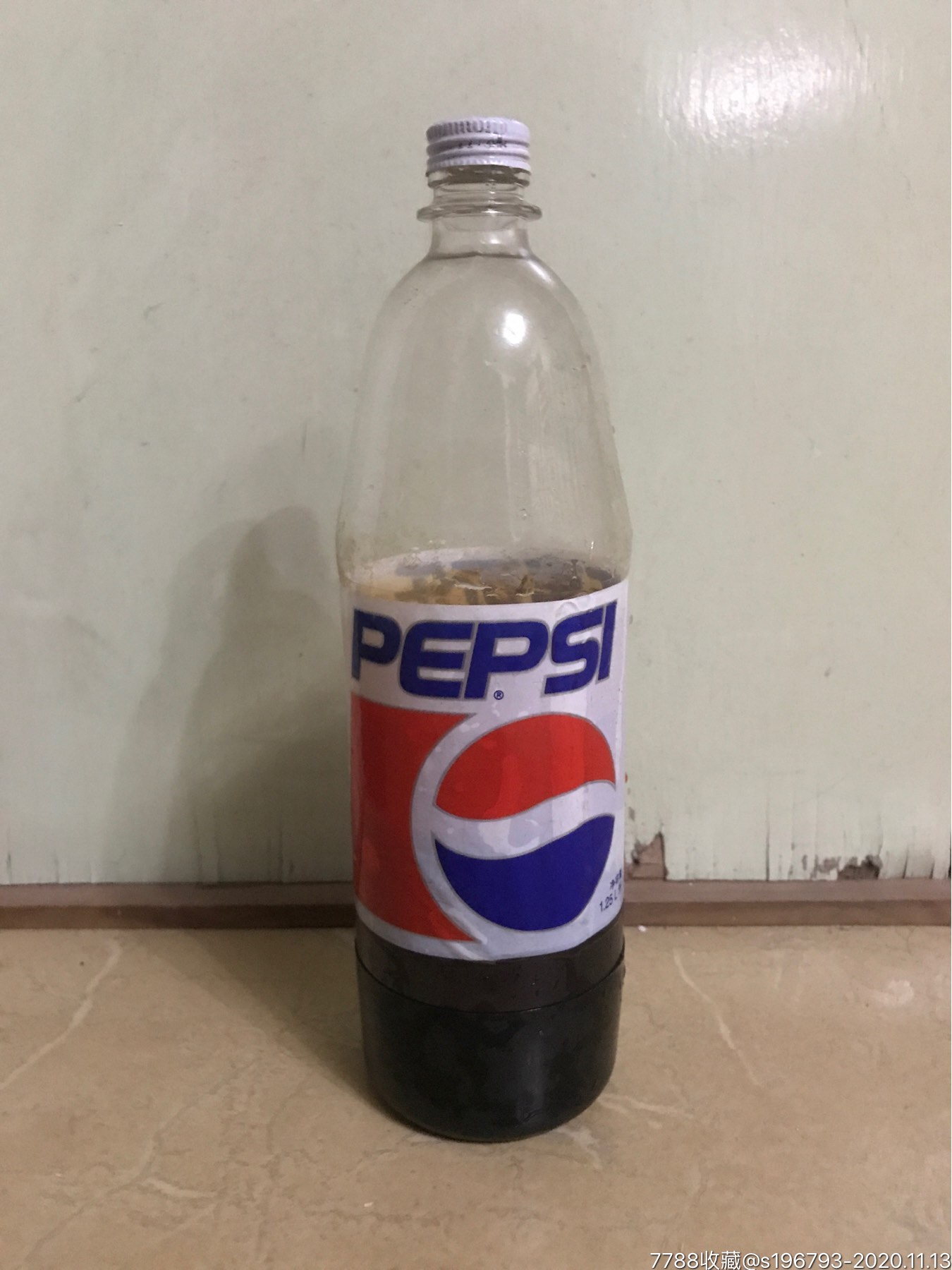 1990年百事可乐饮料瓶塑料瓶125经典怀旧