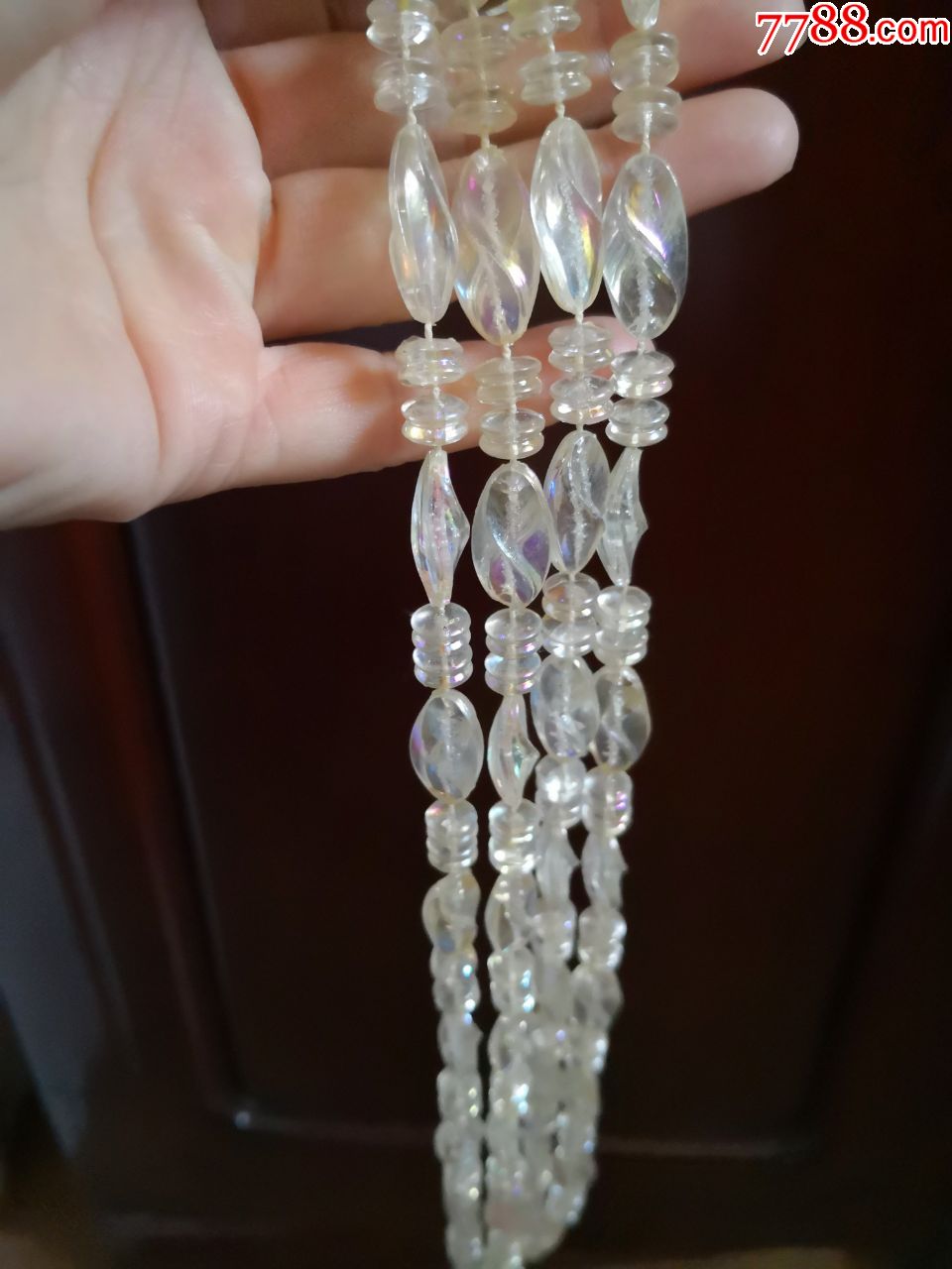 怀旧老式塑料项链