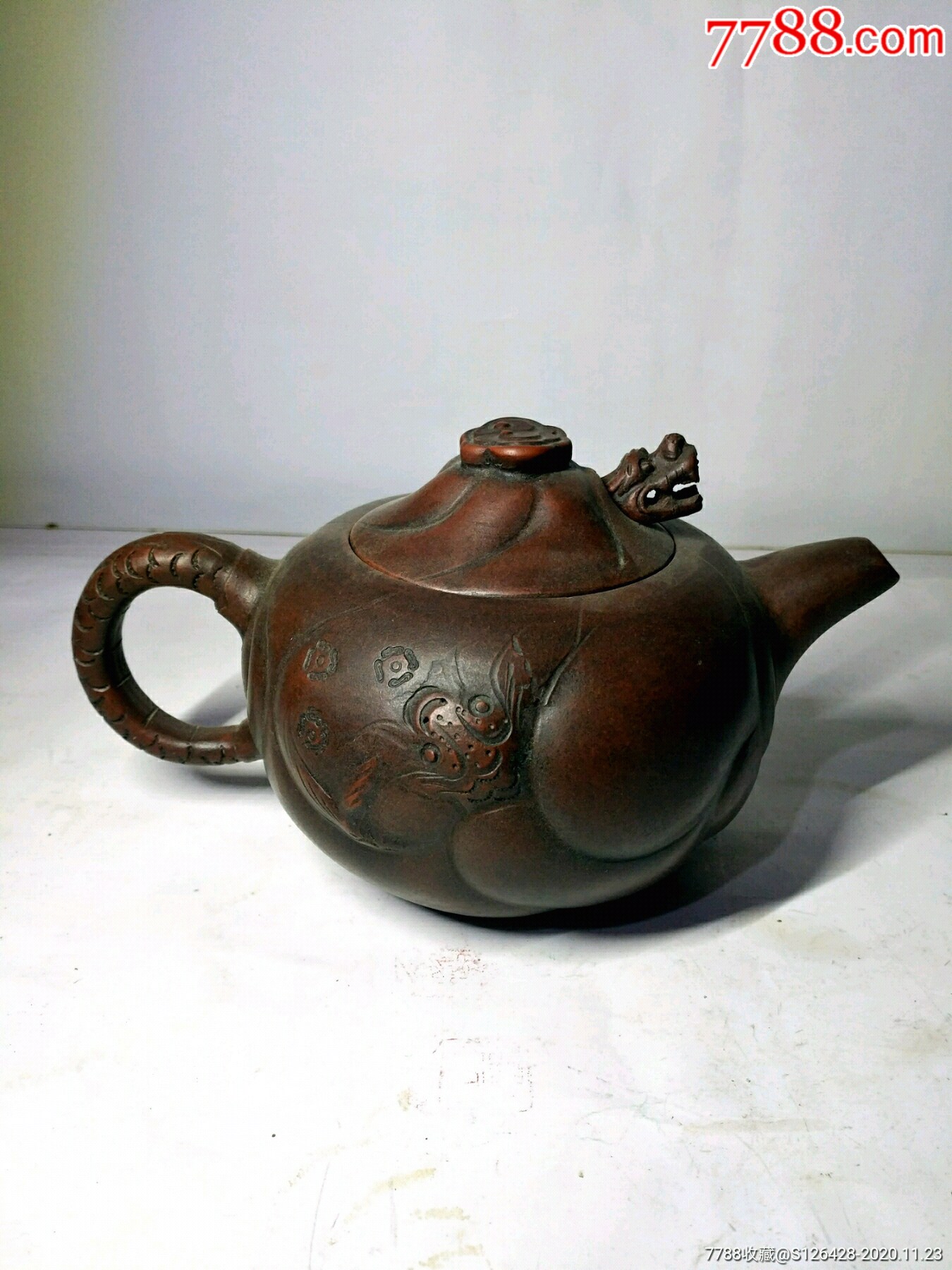 王爱仙名家款老紫砂壶