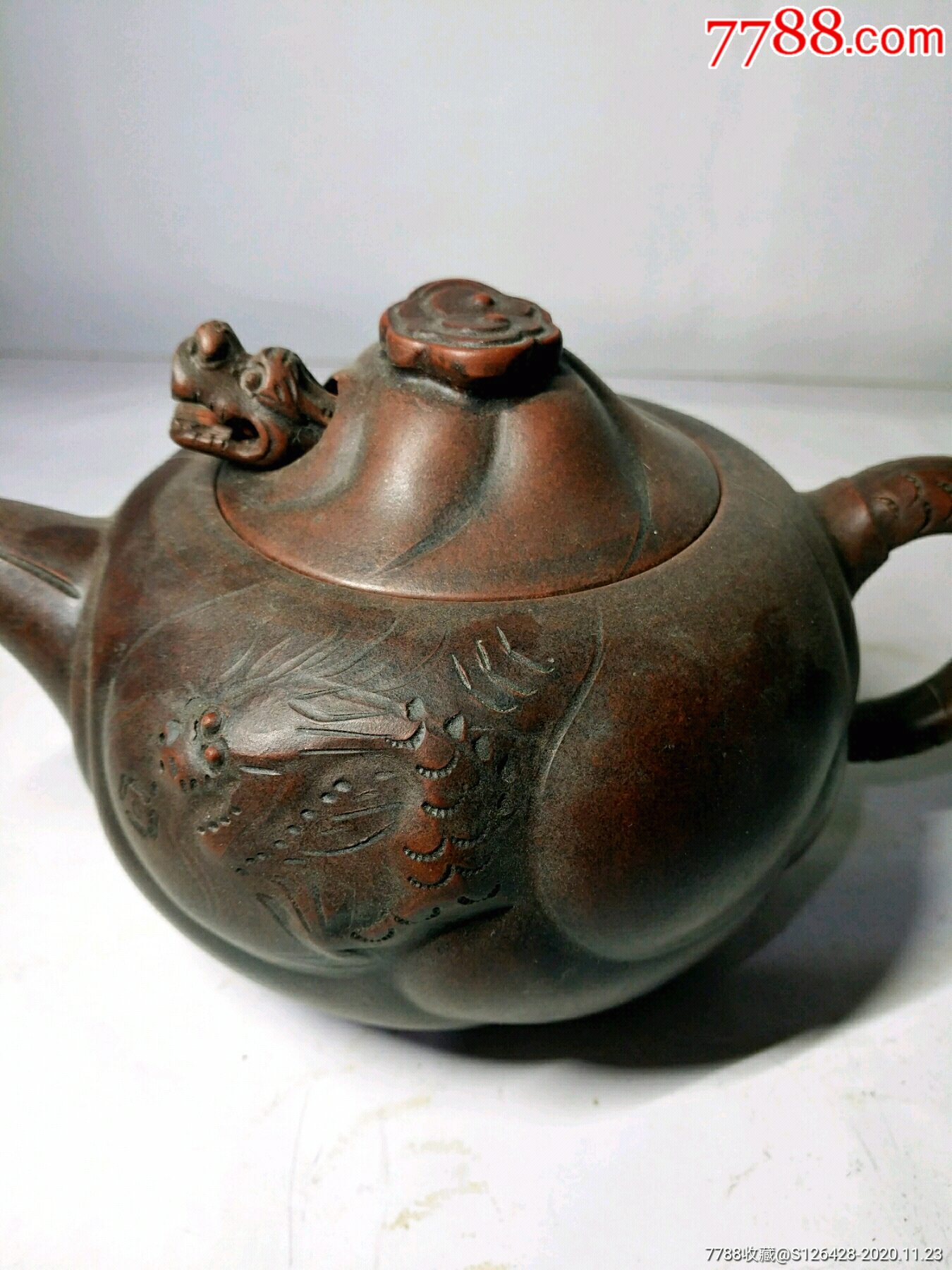 王爱仙名家款老紫砂壶