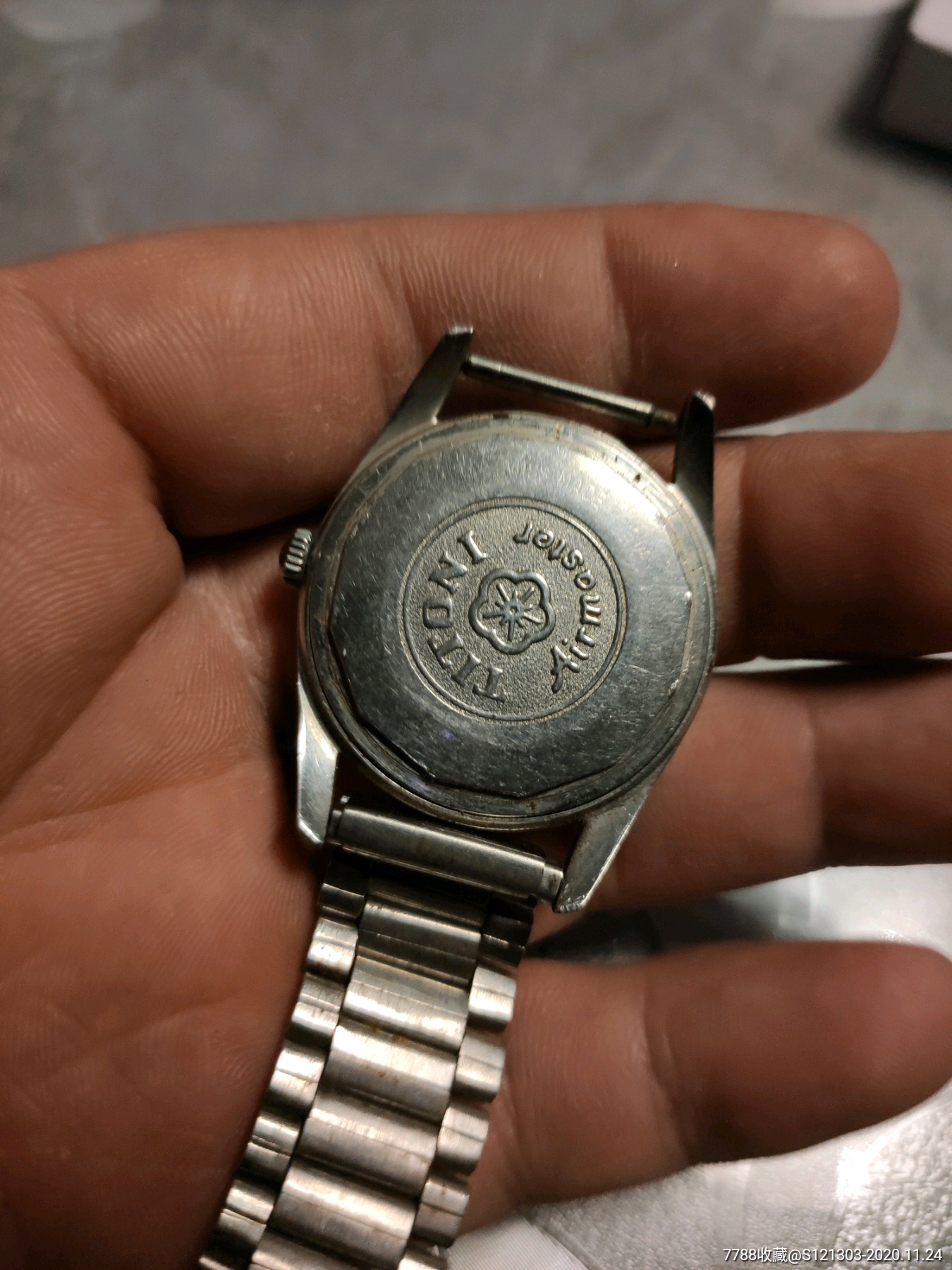 六十年代瑞士梅花男士手表