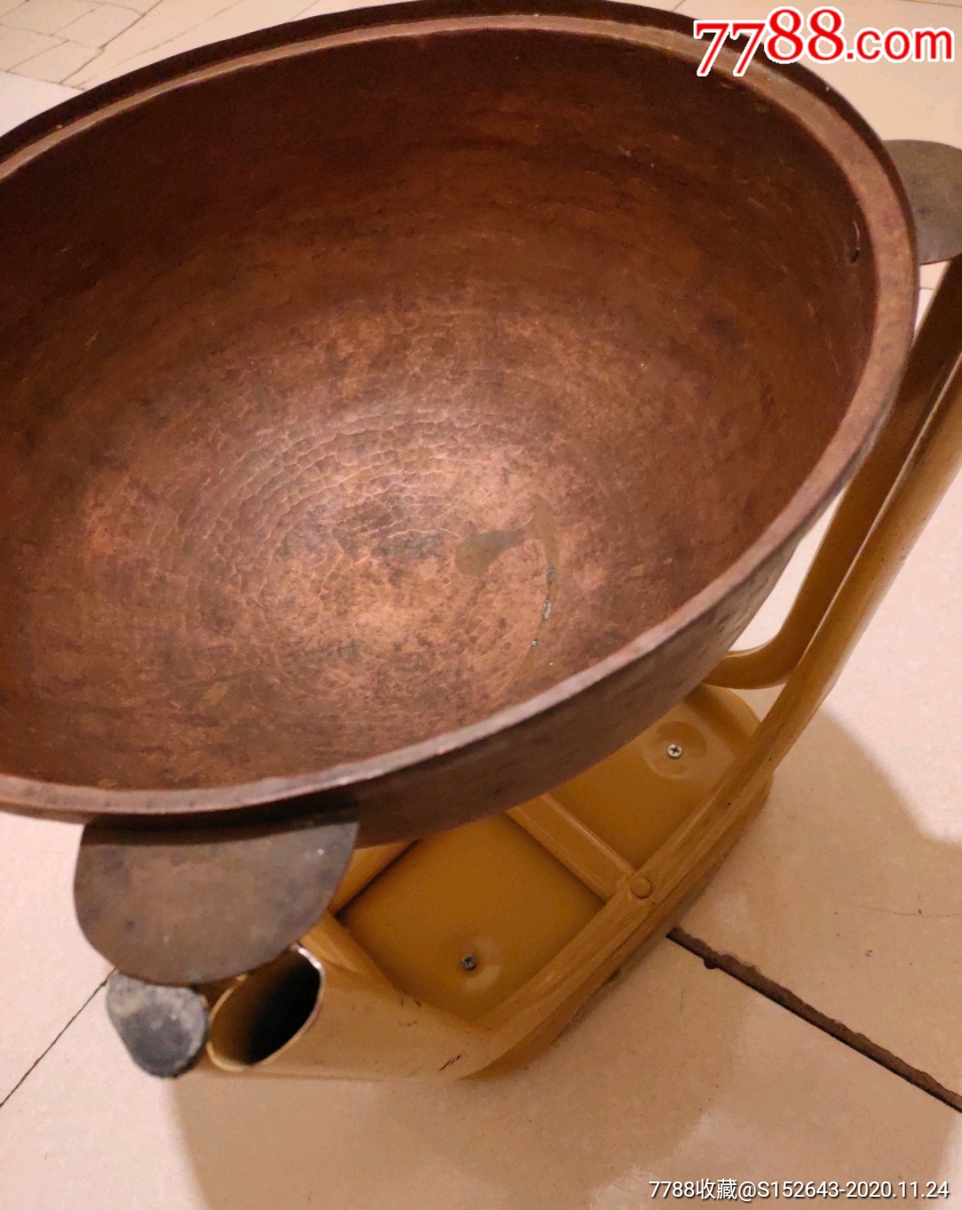 补图四耳铜锅《手工制作》重4斤半